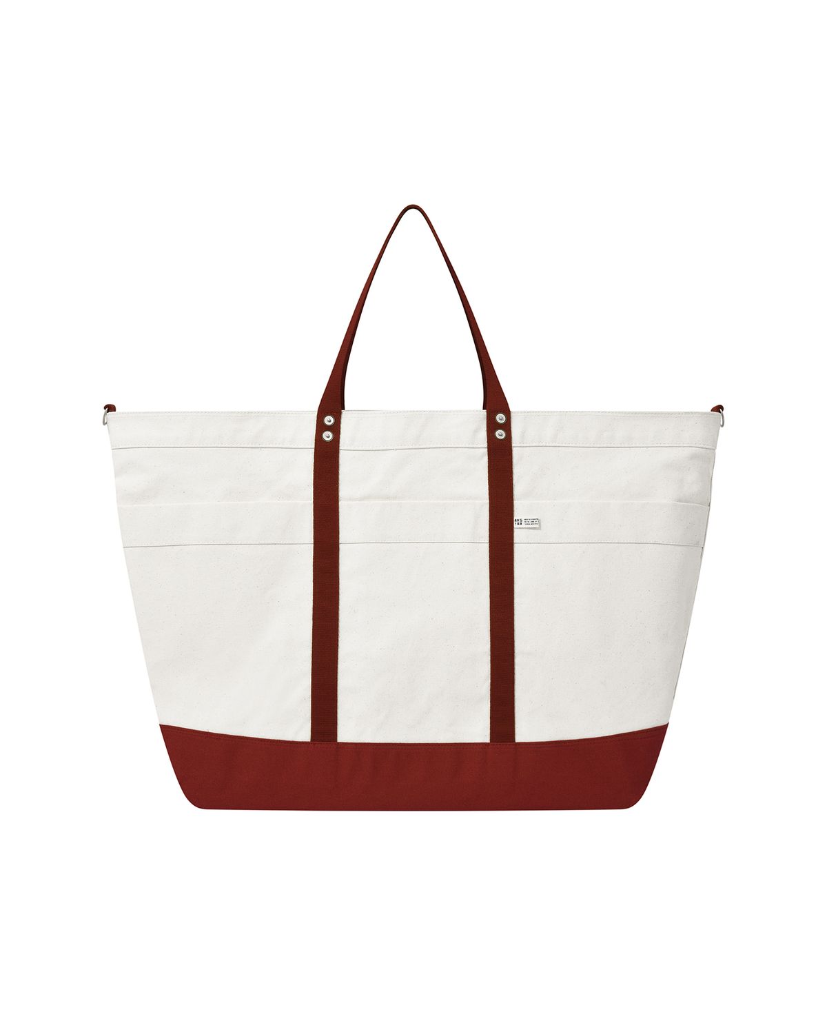 앵글런(ANGLAN) Around Canvas Big Tote Bag - Burgundy
