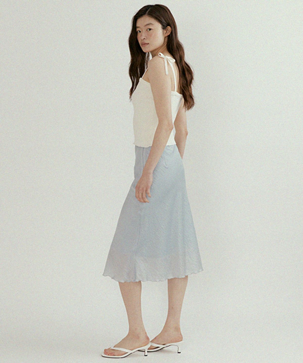 링서울(LINGSEOUL) ribbed bustier knit-ivory