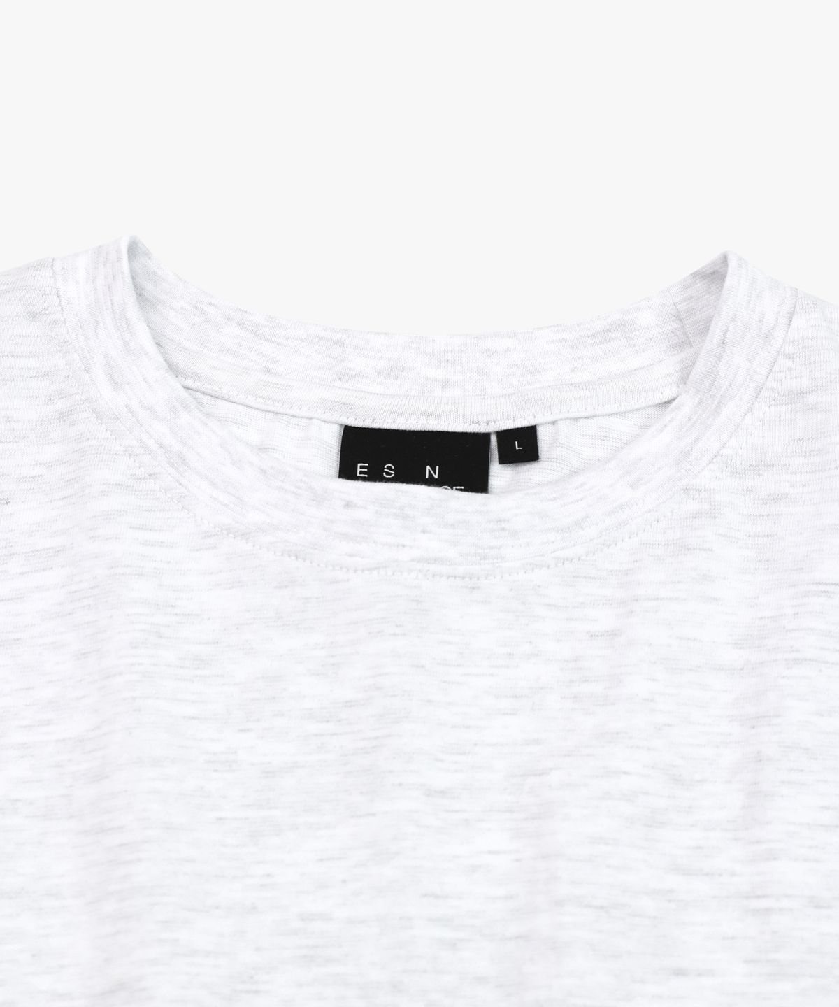 이에스엔(ESN) ensconce 포인트 와펜 오버핏 티셔츠 멜란지