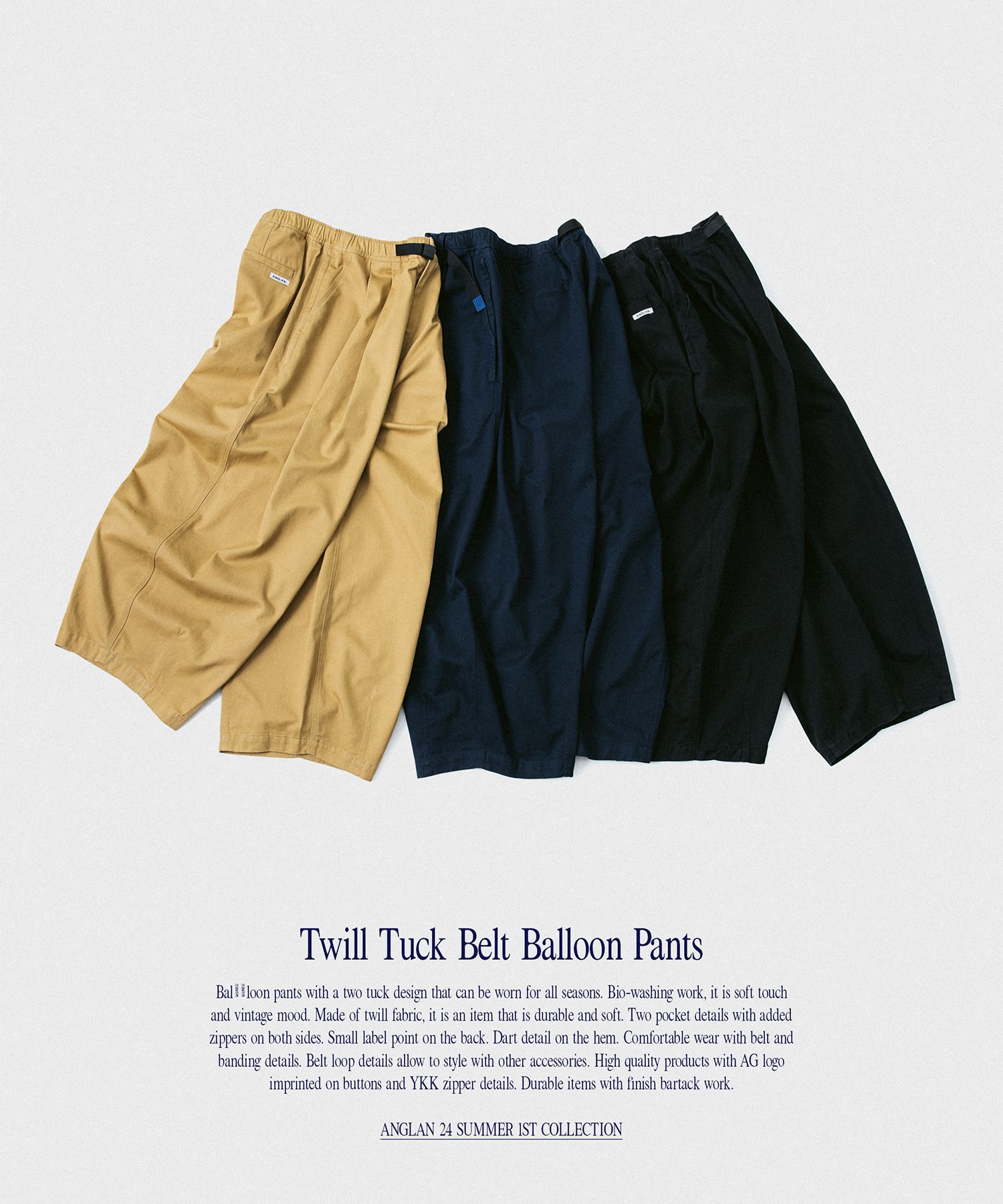 【YOURNUS】Ali Two Tuck Balloon Pants Balloon Pants – DUO NYC