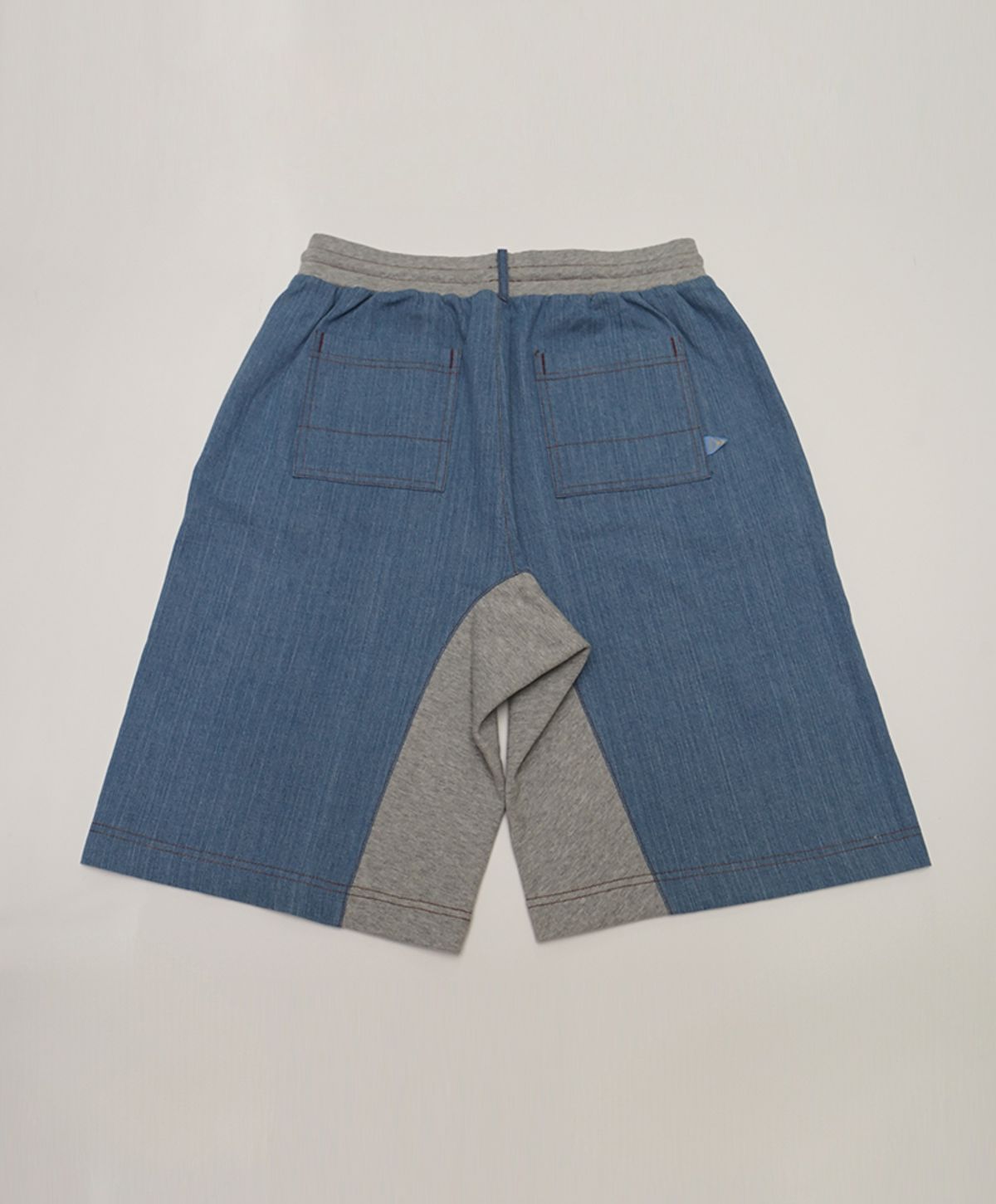누크피터(NUUKFITTER) DENIM SWEAT SHORTS [LIGHT GRAY]