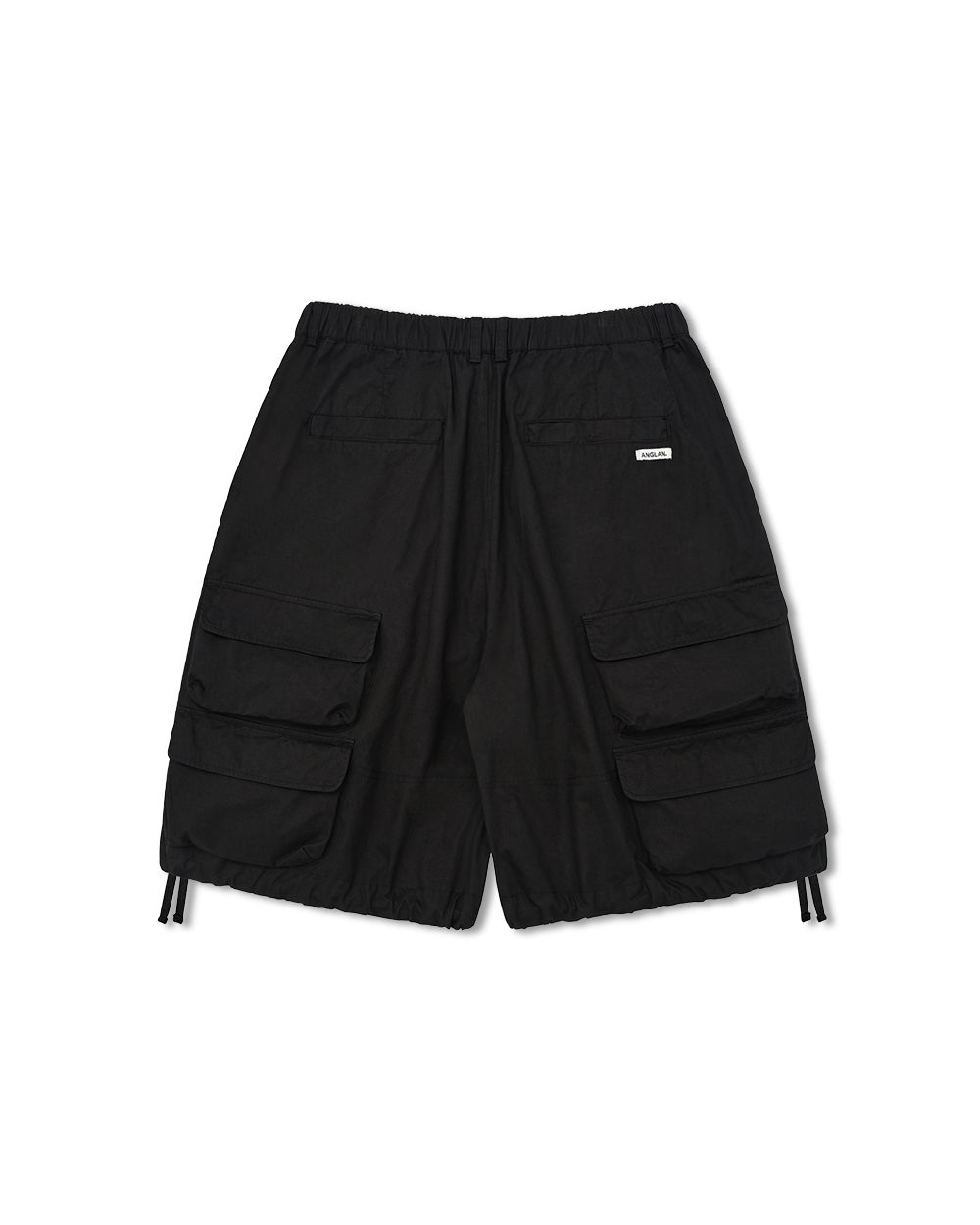 MUSINSA | ANGLAN Slather Utility Pocket Half Pants - Black