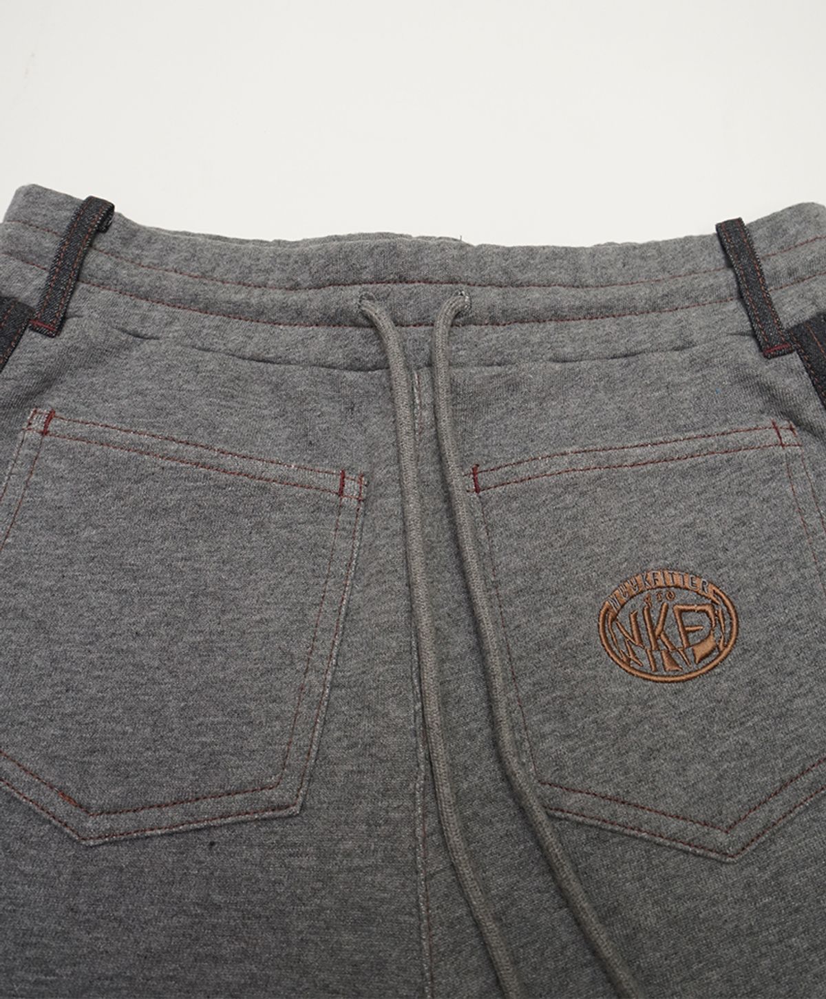 누크피터(NUUKFITTER) DENIM SWEAT SHORTS [DARK GRAY]