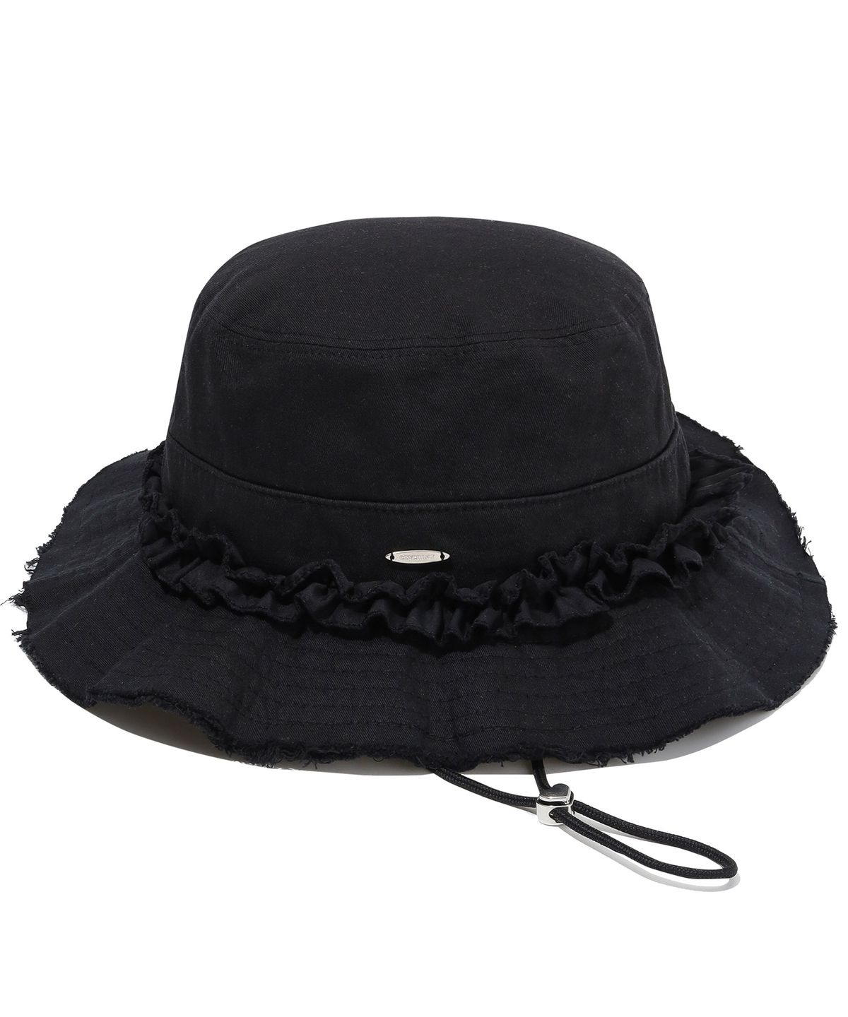 커버낫 우먼(COVERNAT WOMAN) 클로버하트 그런지 버킷 햇 Black