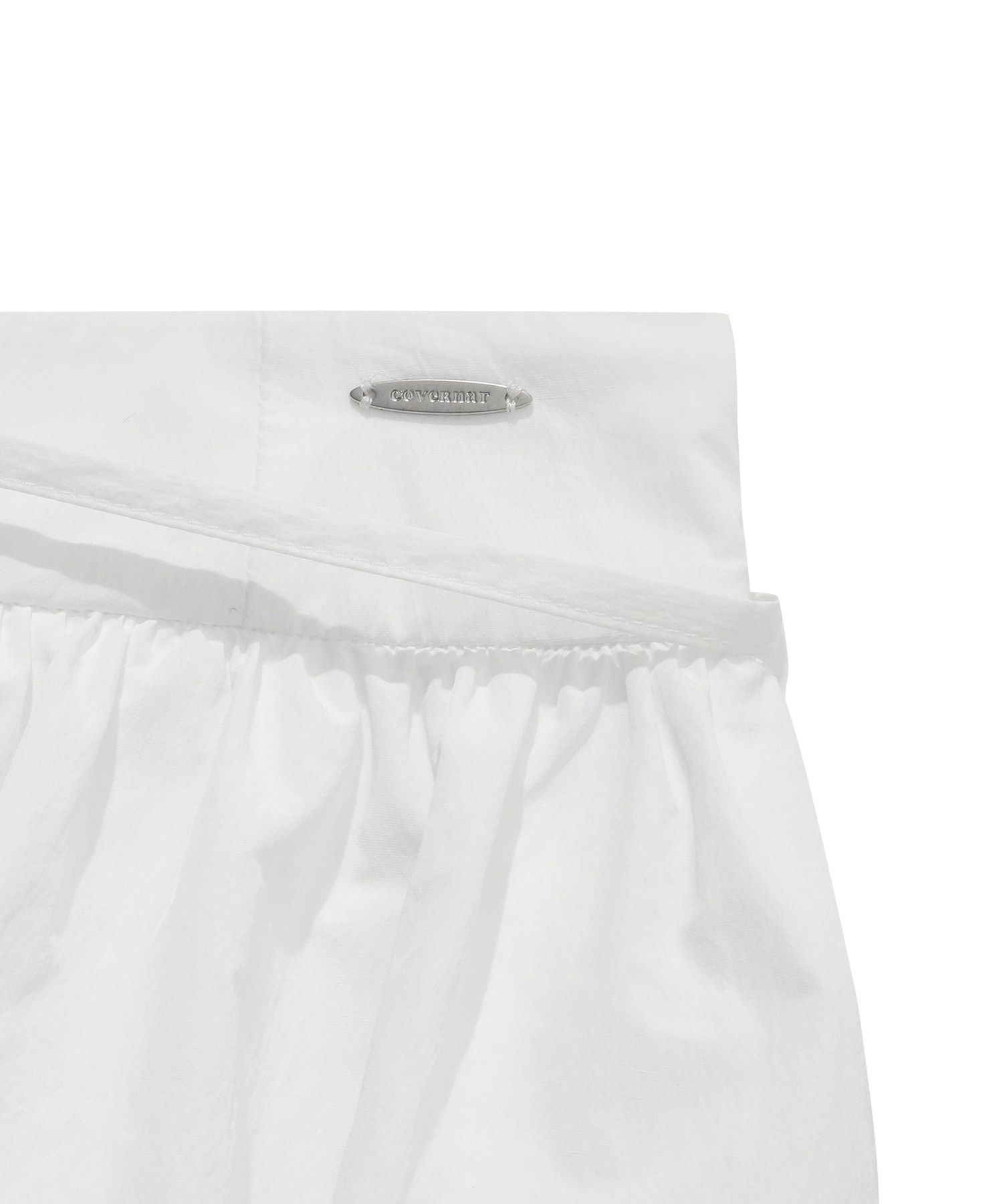 韓国人気ファッション[COVERNAT] (W)BALLOON MINI SKIRT MUSINSA | COVERNAT WOMAN Women's Balloon Mini Skirt White