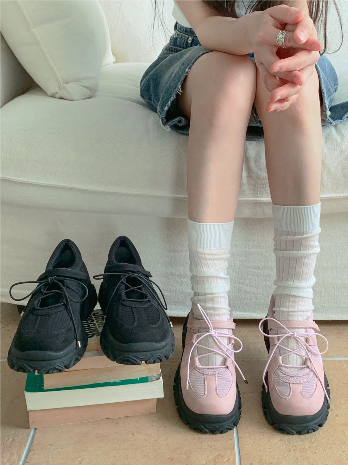 에이티티(ATT) String maryjane sneakers (att1002)