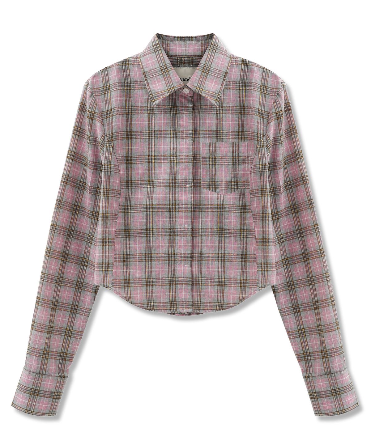 어반드레스(AVANDRESS) Slender Check Shirt BLUE