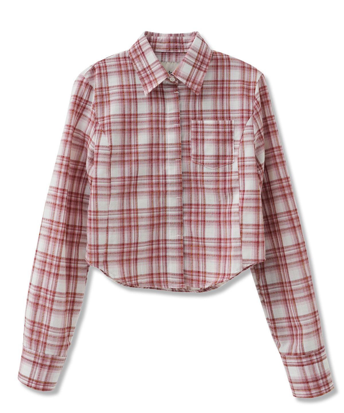 어반드레스(AVANDRESS) Slender Check Shirt PINK