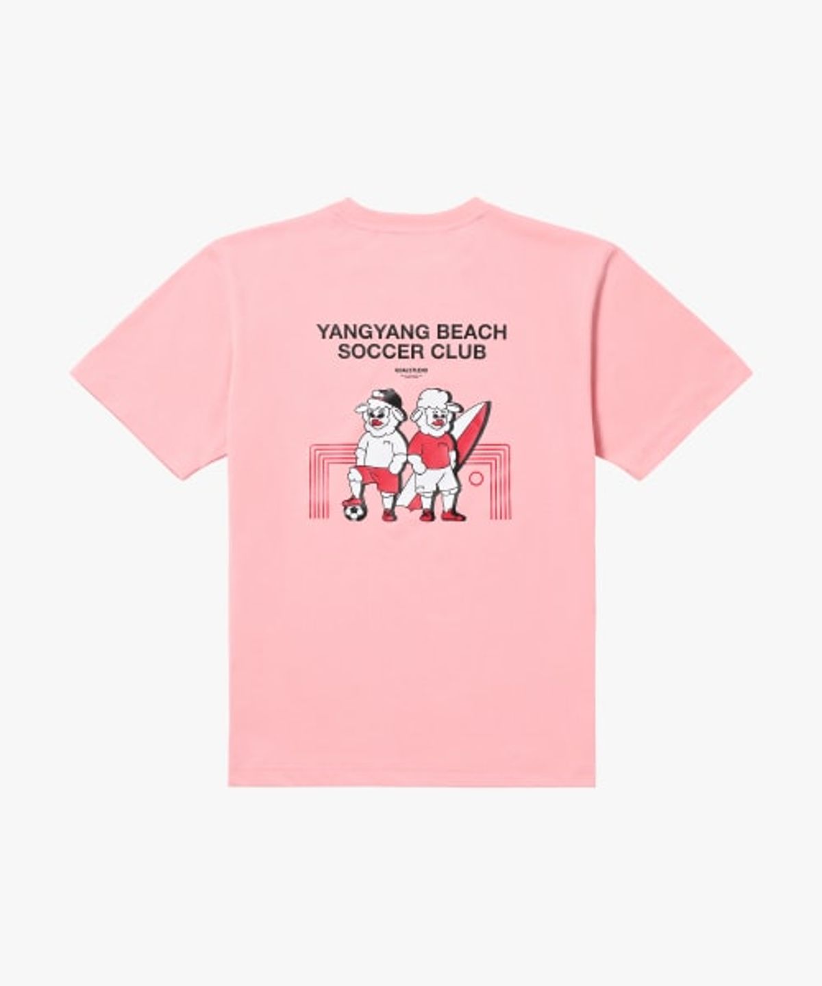 골스튜디오(GOALSTUDIO) YANGYANG BEACH TWO YANG YANG TEE-CORAL ORANGE