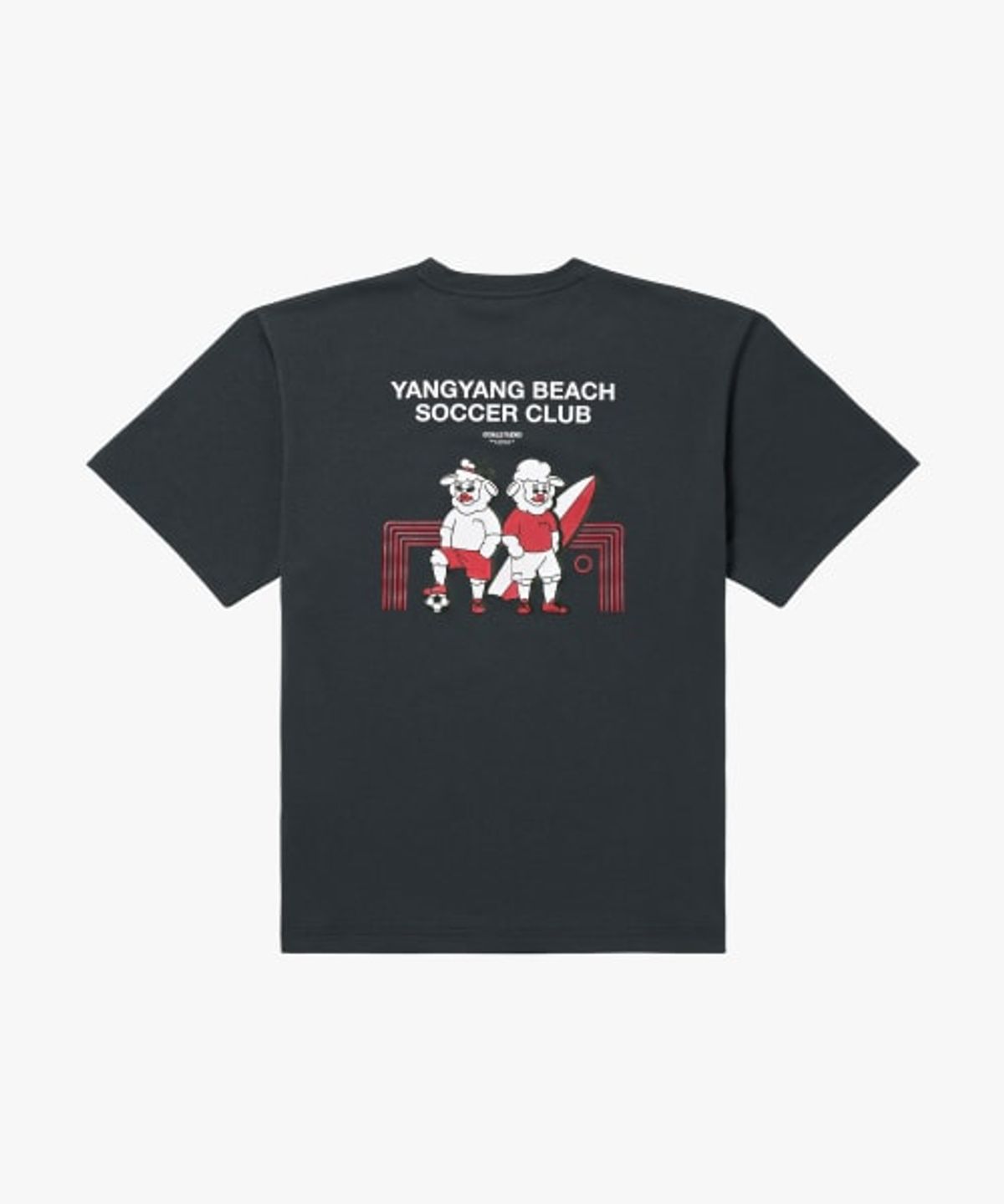 골스튜디오(GOALSTUDIO) YANGYANG BEACH TWO YANG YANG TEE-CHARCOAL