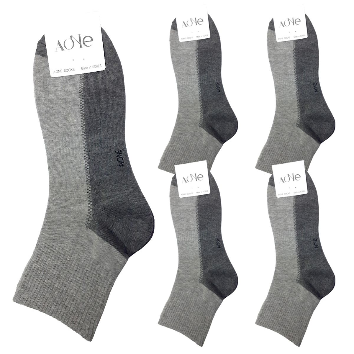 에이원(AONE) [5pack] 남성 실속형 투칼라 미니 양말