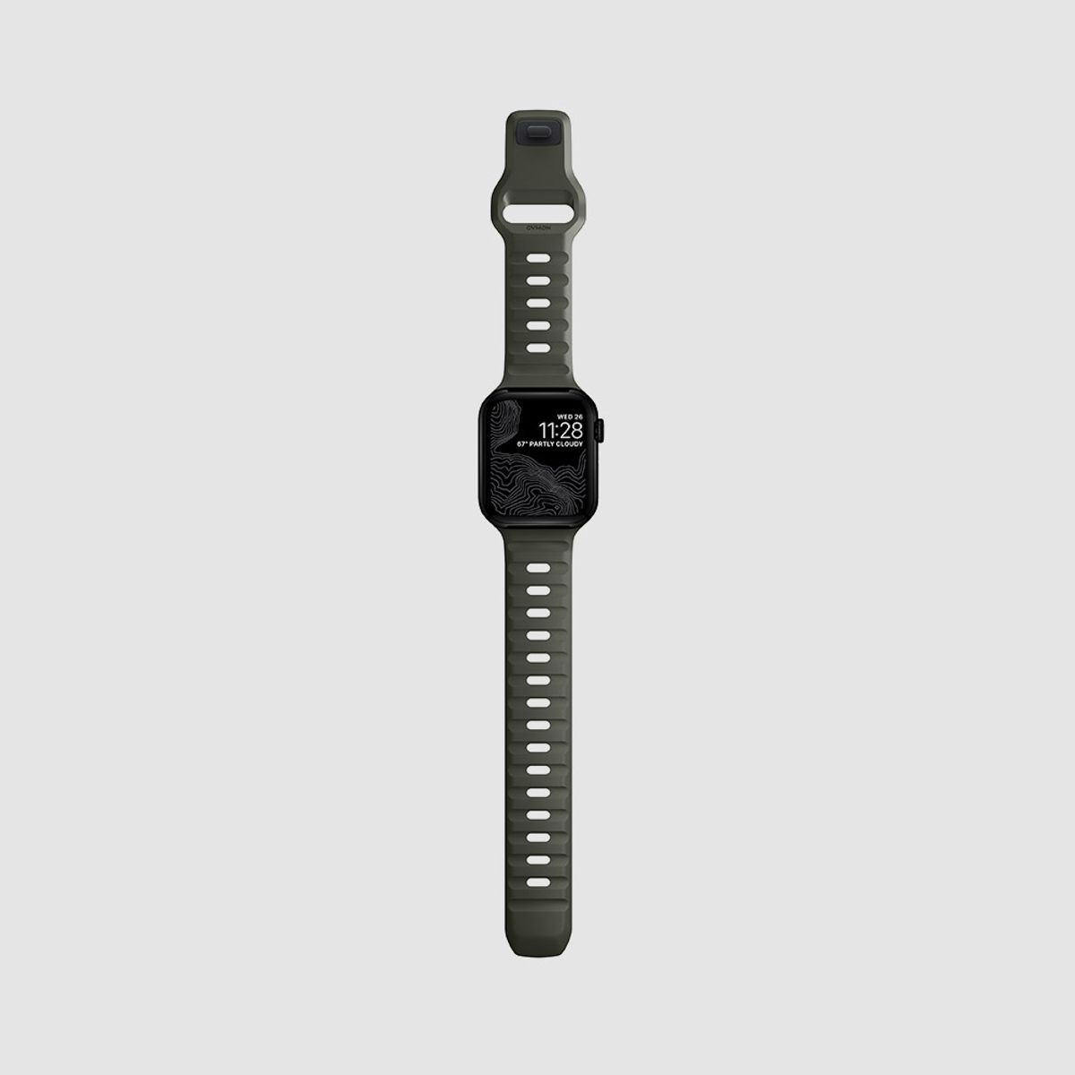 노마드(NOMAD) 애플 워치 스포츠 스트랩 - 애쉬 그린 / 40 41mm SE 밴드