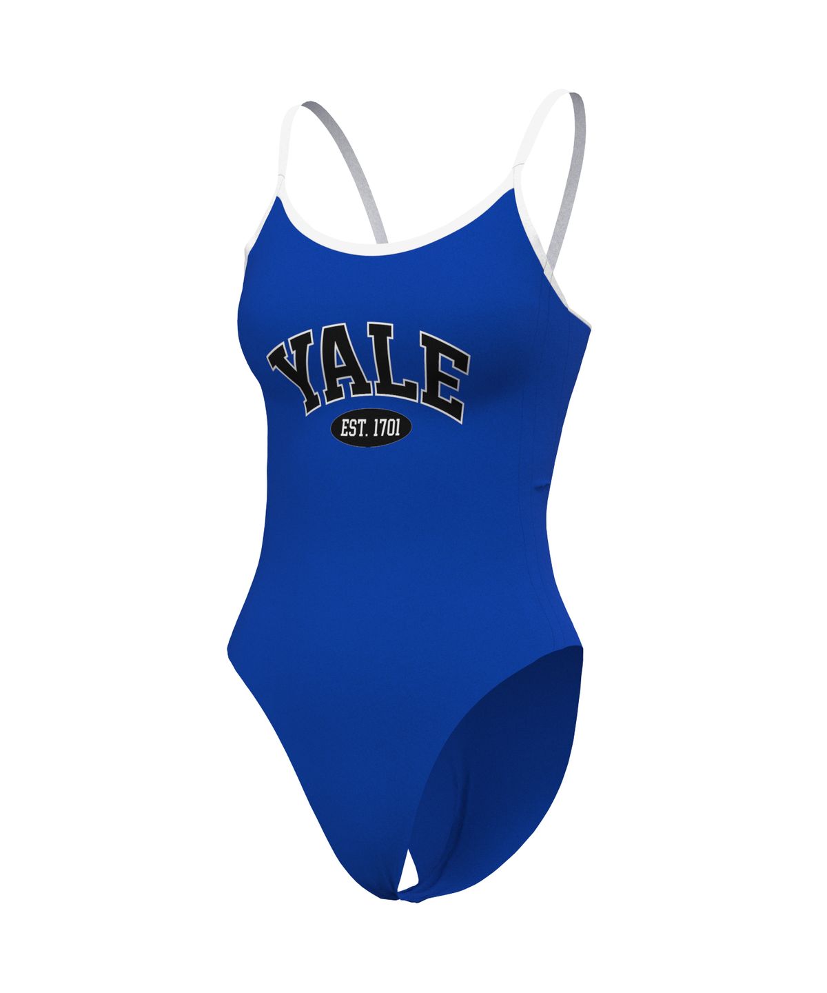 예일(YALE) 우먼즈 투톤아치 스윔수트 블루