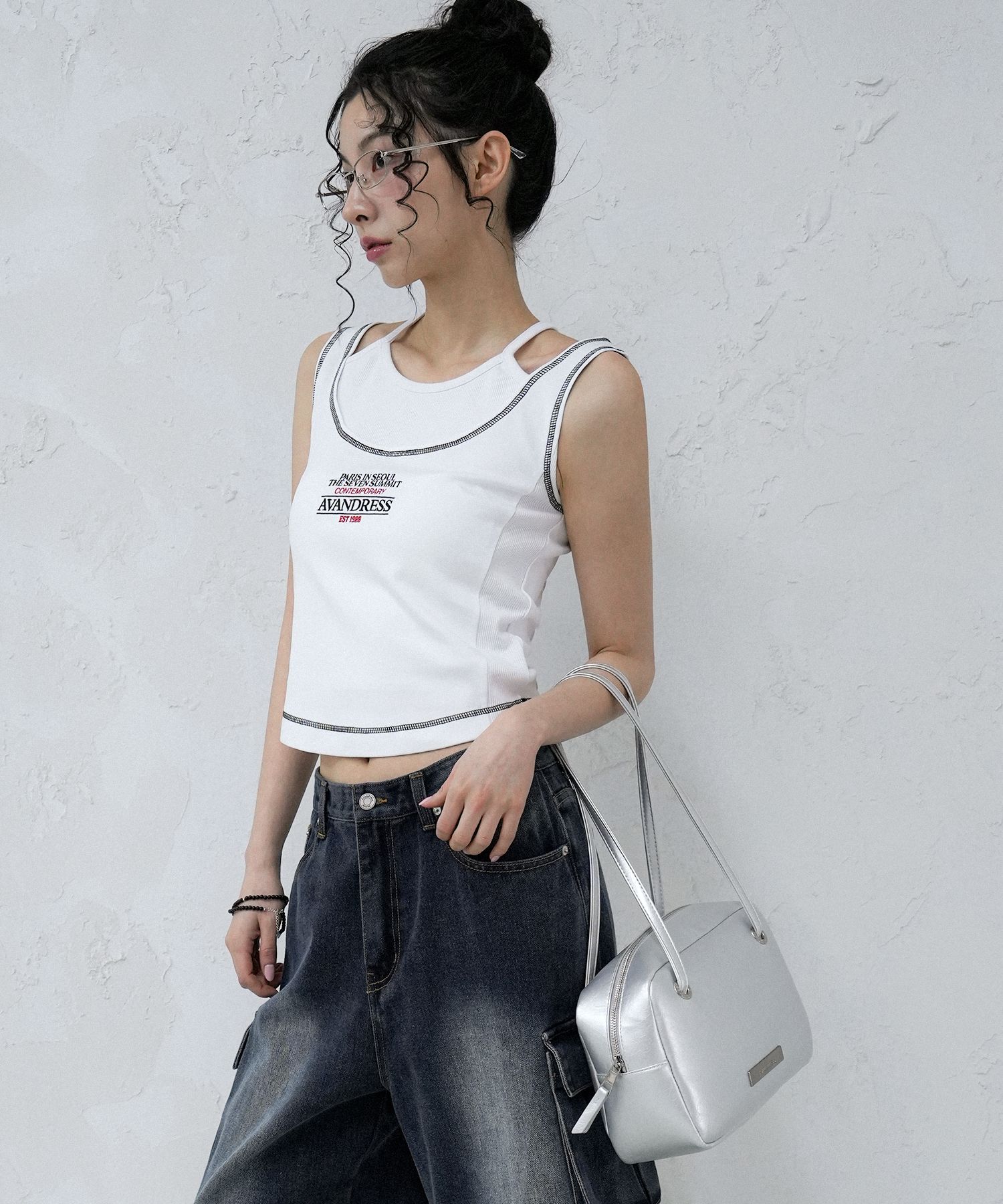 MUSINSA | AVANDRESS Semi Square Shoulder Bag - 8COL