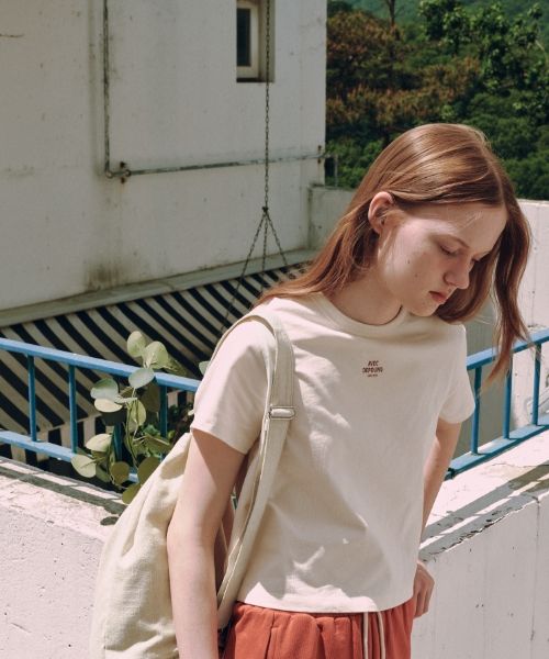 MUSINSA | DEPOUND Antibes Cotton Drawstring Bag [Natural]