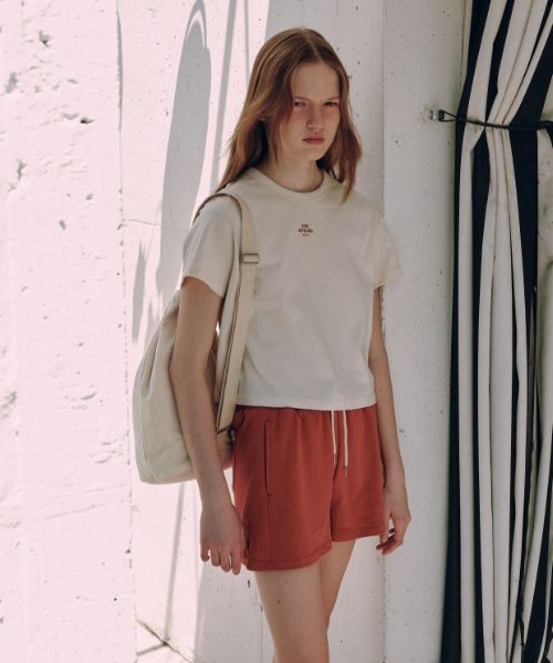MUSINSA | DEPOUND Antibes Cotton Drawstring Bag [Natural]