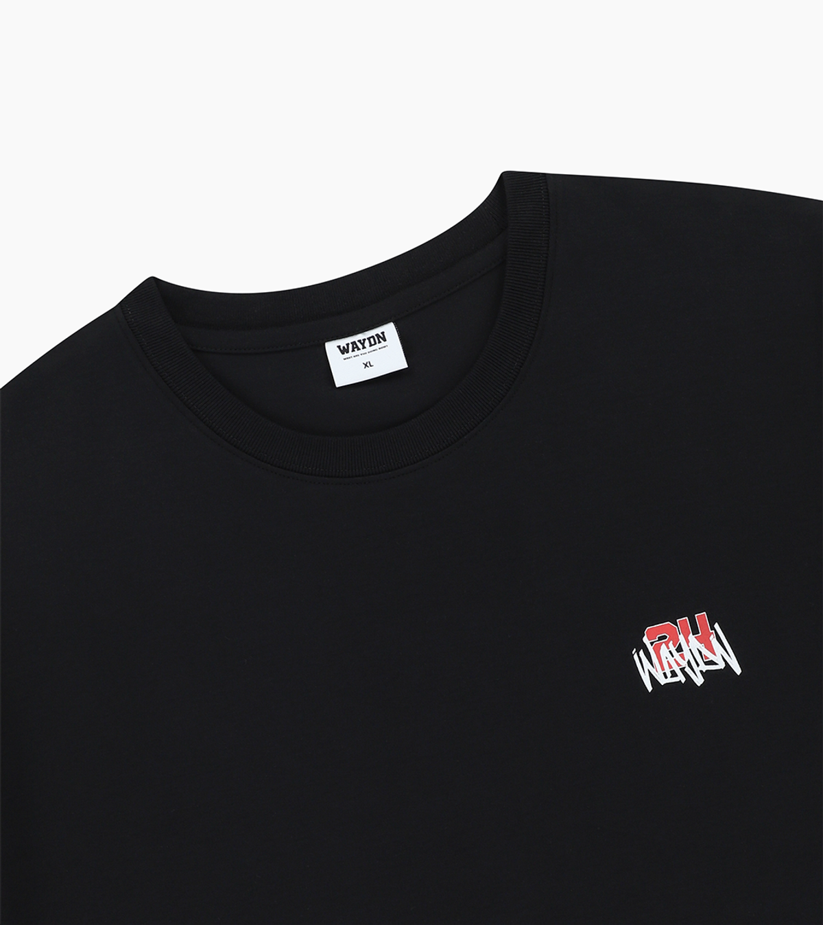 웨이든(WAYDN) SNK 케틀밸 OG 오버핏 반소매 블랙
