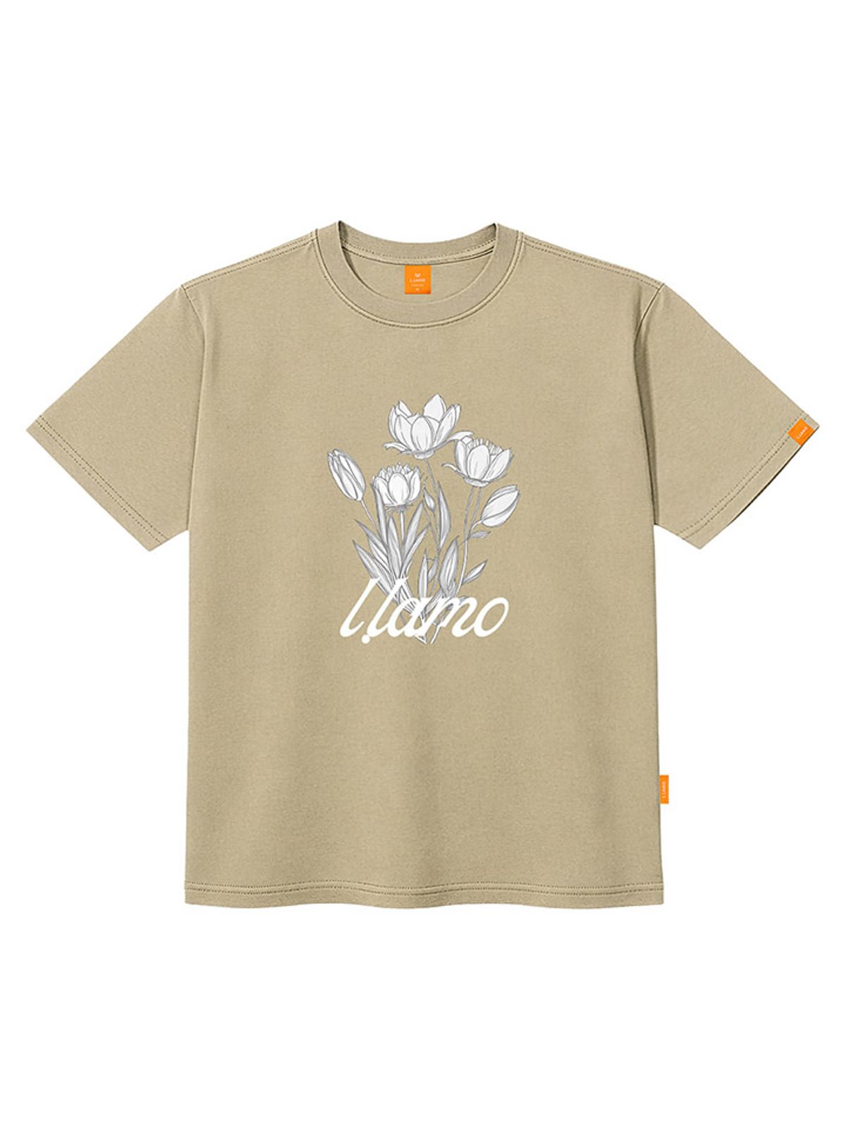 엘라모(LLAMO) 번치플라워 반팔티셔츠 남녀공용 빅사이즈 S~4XL