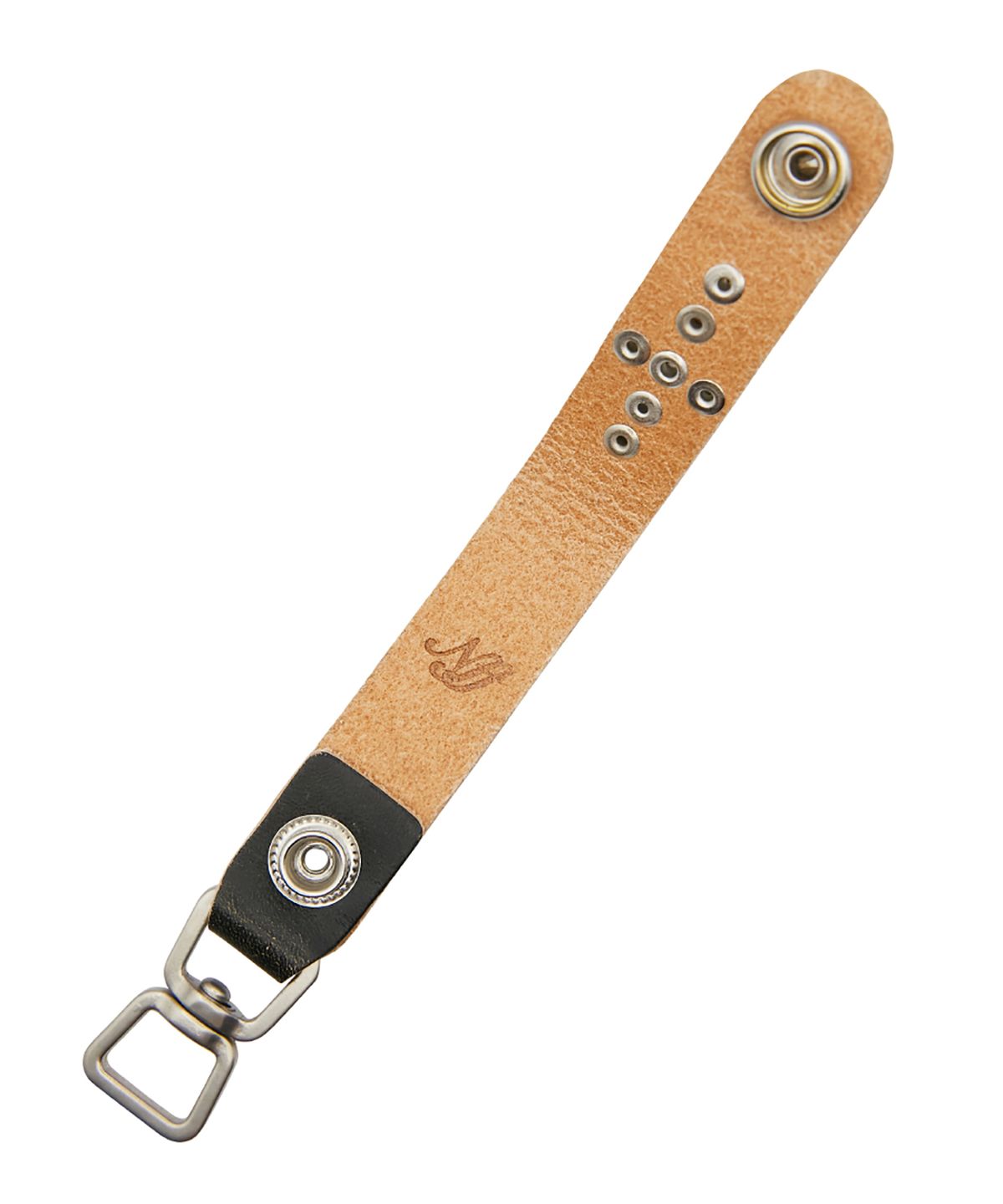 엔프프(NFF) leather stud keyring-black