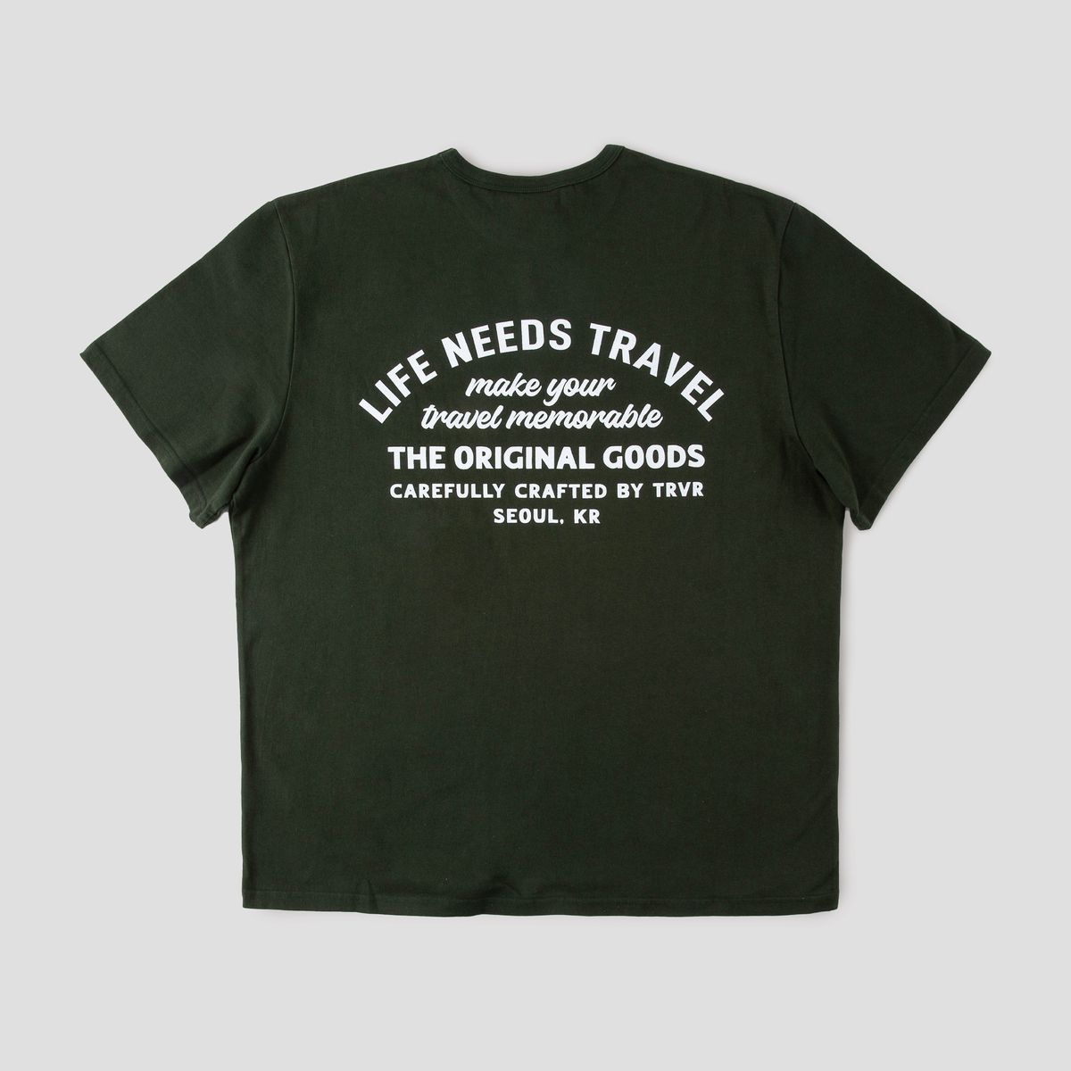 티알브이알(TRVR) Short Sleeve H-Graphic Deep Green