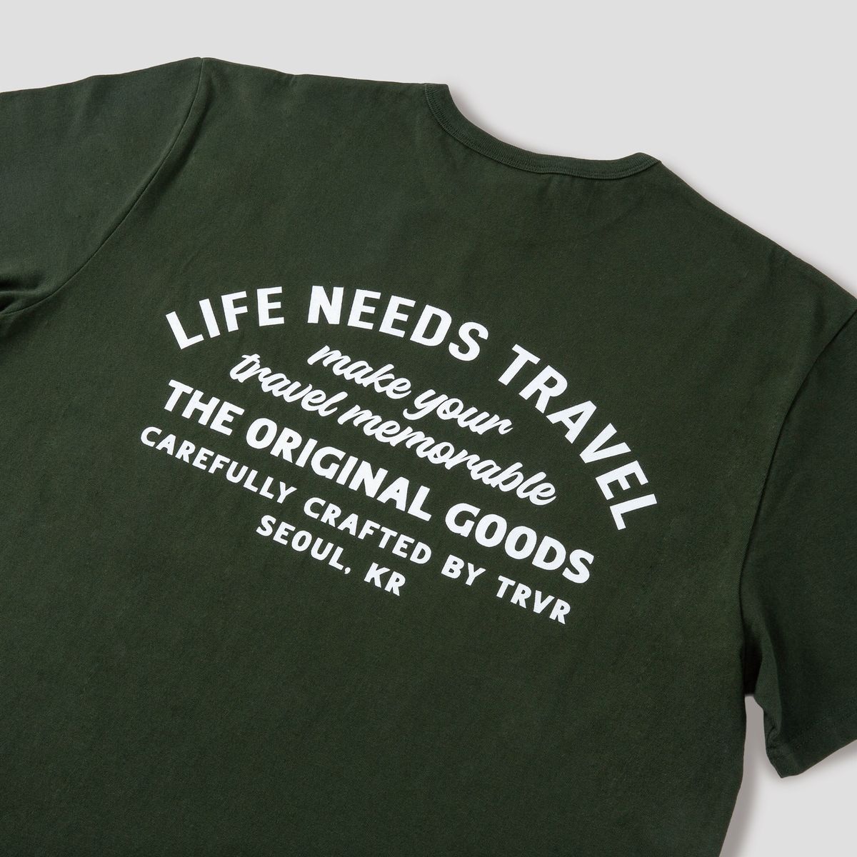 티알브이알(TRVR) Short Sleeve H-Graphic Deep Green