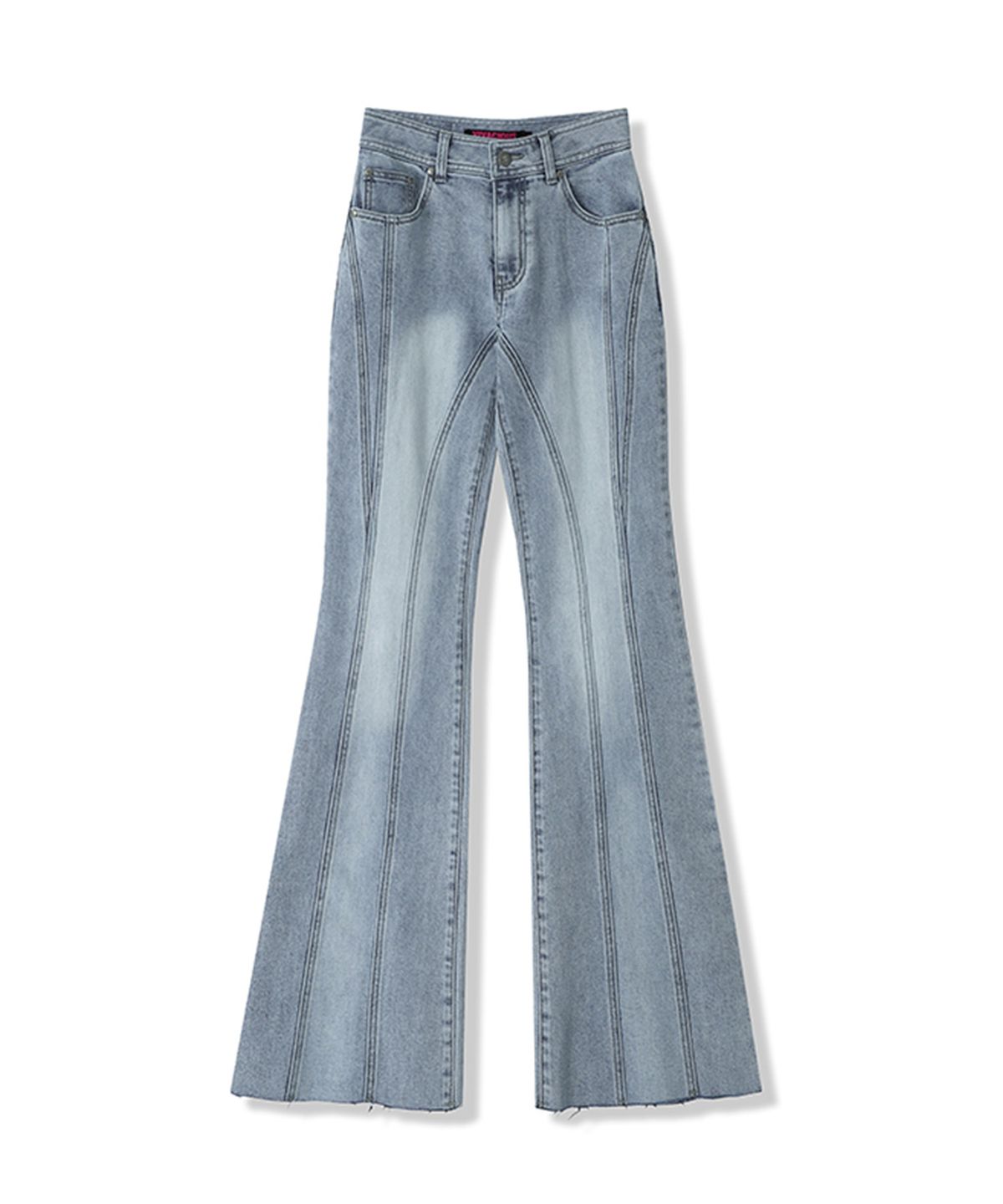 비바셔스(VIVACIOUS) Slender Line Denim Pants GREY