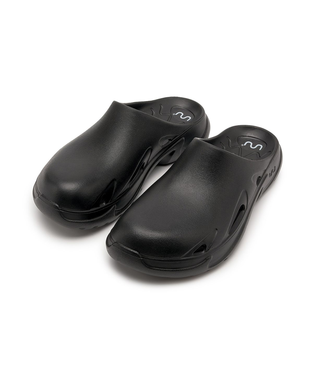 더블유(DOUBLEU) ROMA MULE - BLACK / 8151