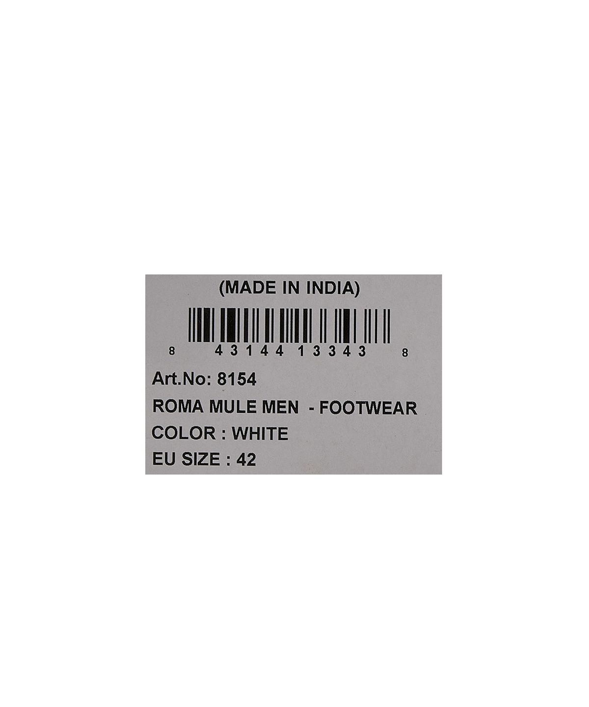 더블유(DOUBLEU) ROMA MULE - WHITE / 8154