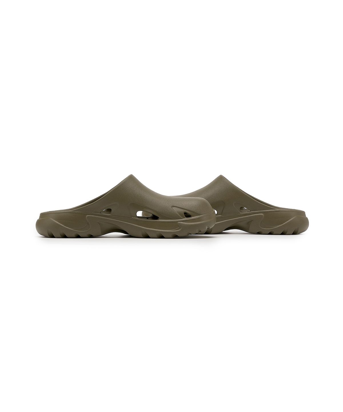 더블유(DOUBLEU) ROMA MULE - OLIVE GREEN / 8157