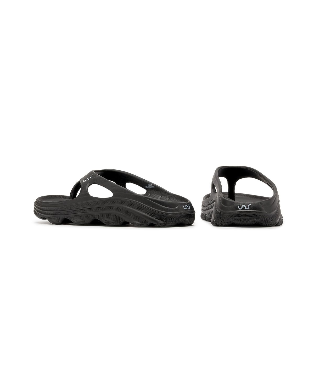 더블유(DOUBLEU) RIVA SLIDE - BLACK / 7403
