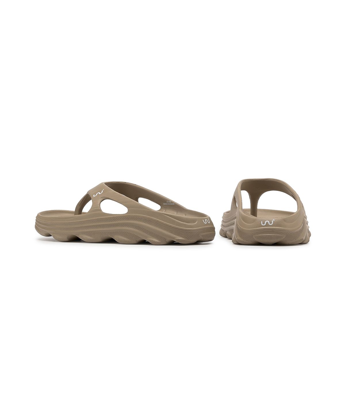 더블유(DOUBLEU) RIVA SLIDE - KHAKI / 7408