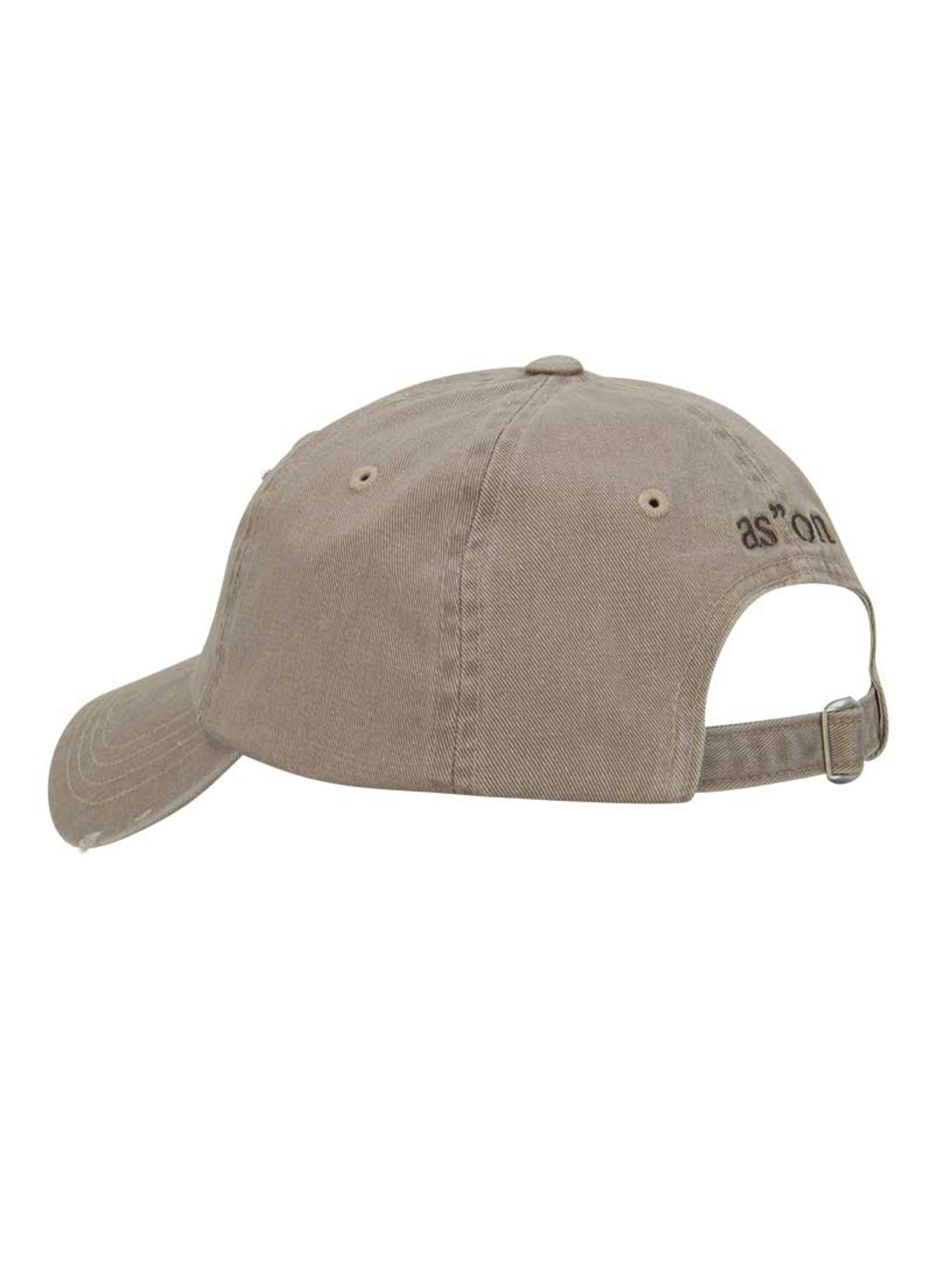 애즈온(ASON) PATCH BALL CAP / BEIGE