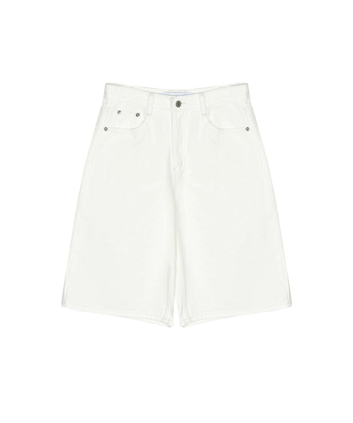 닉앤니콜(NICK&NICOLE) DENIM BERMUDA PANTS_IVORY