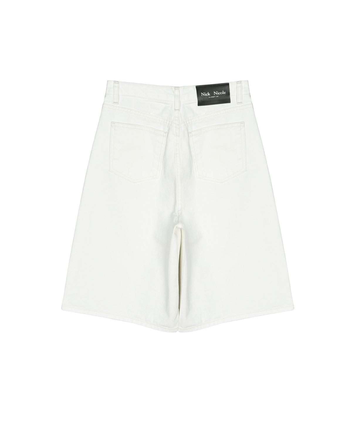 닉앤니콜(NICK&NICOLE) DENIM BERMUDA PANTS_IVORY