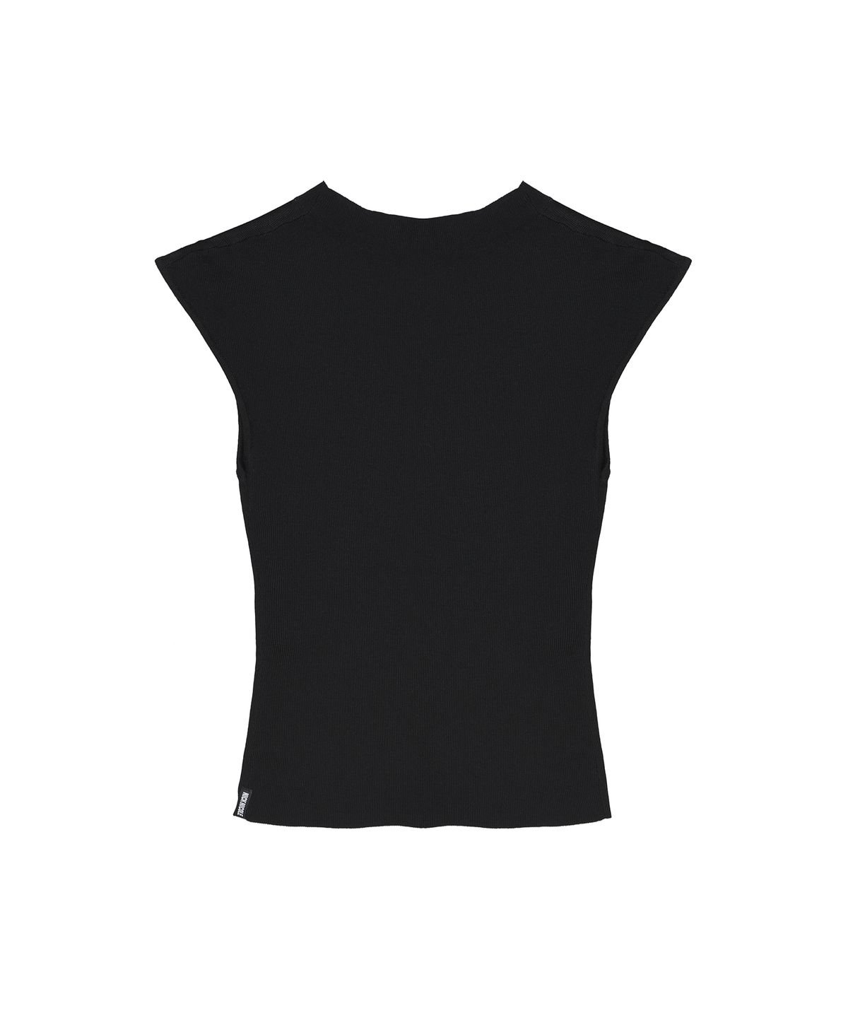 닉앤니콜(NICK&NICOLE) SHEER LINE SLEEVELESS_BLACK