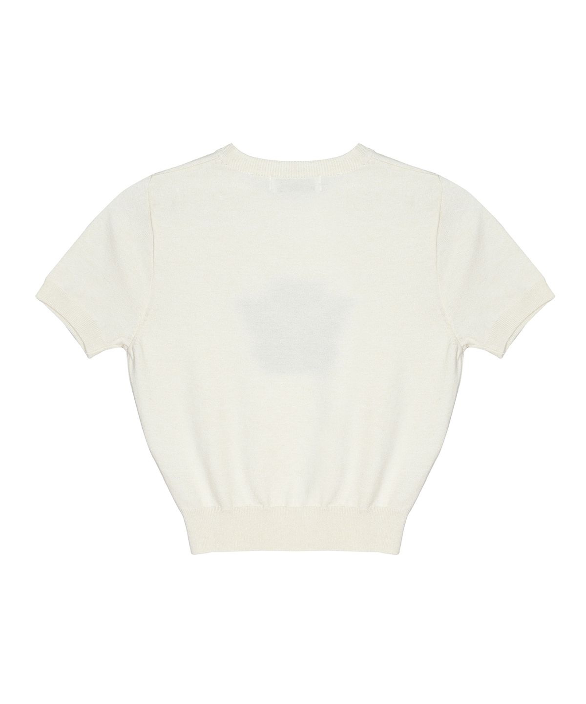 닉앤니콜(NICK&NICOLE) MINI BUTTERFLY SIGNATURE HALF KNIT_CREAM