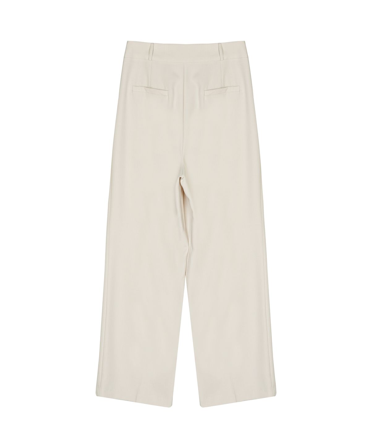 닉앤니콜(NICK&NICOLE) MINIMAL LONG PINTUCK SLACKS_LIGHT CREAM