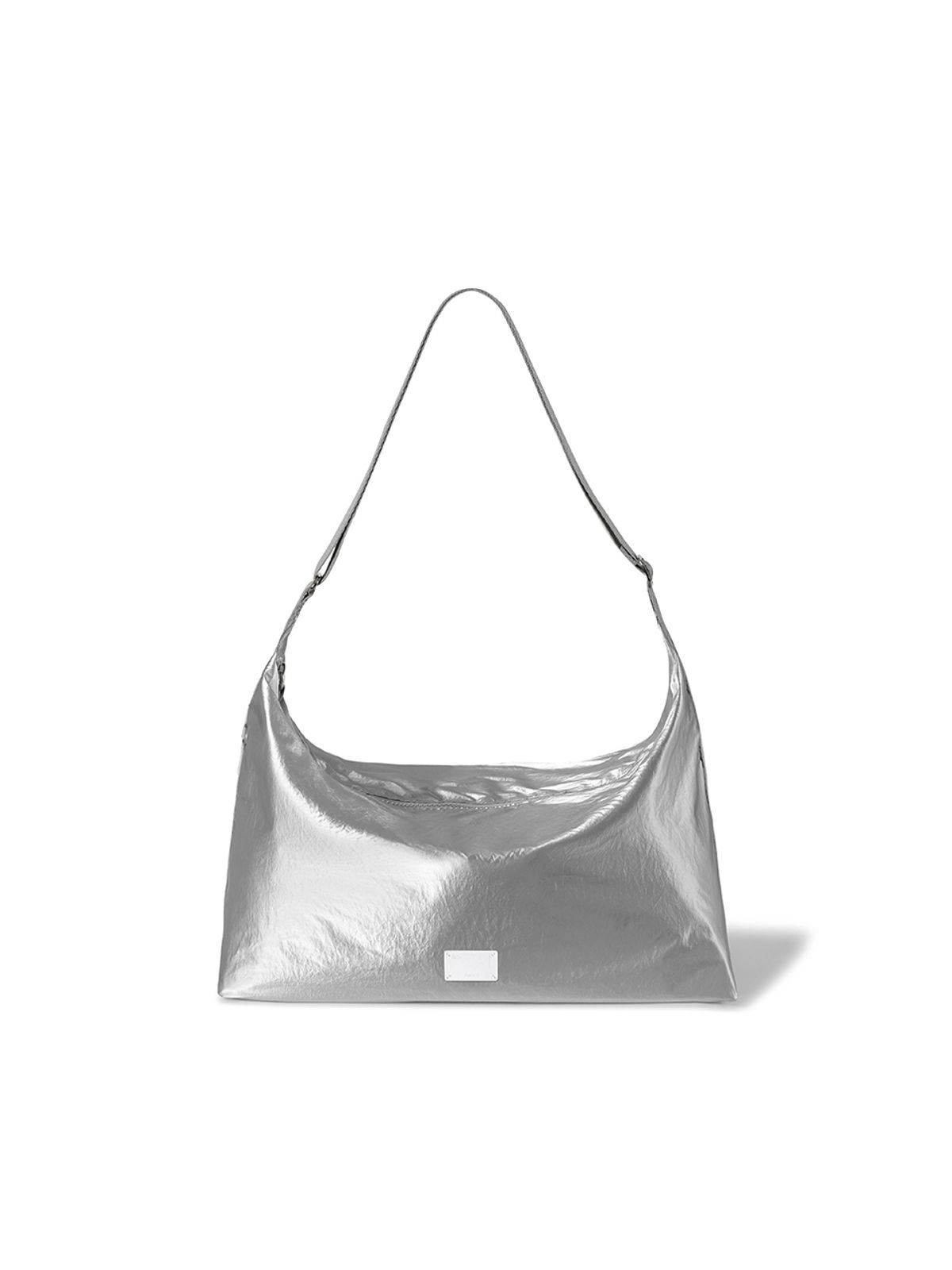 페넥(FENNEC) FABRIC HOBO BAG - SILVER