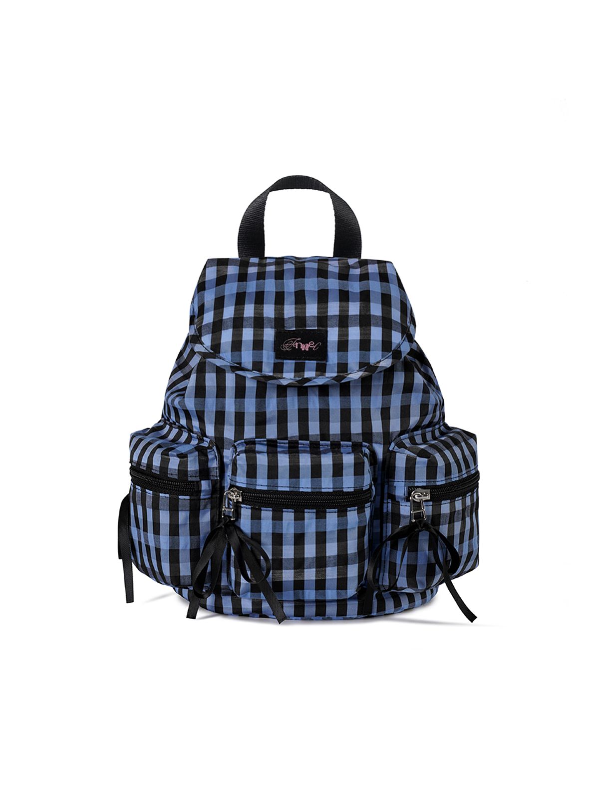 페넥(FENNEC) BERRY POCKET BACKPACK - CHECK BLUE