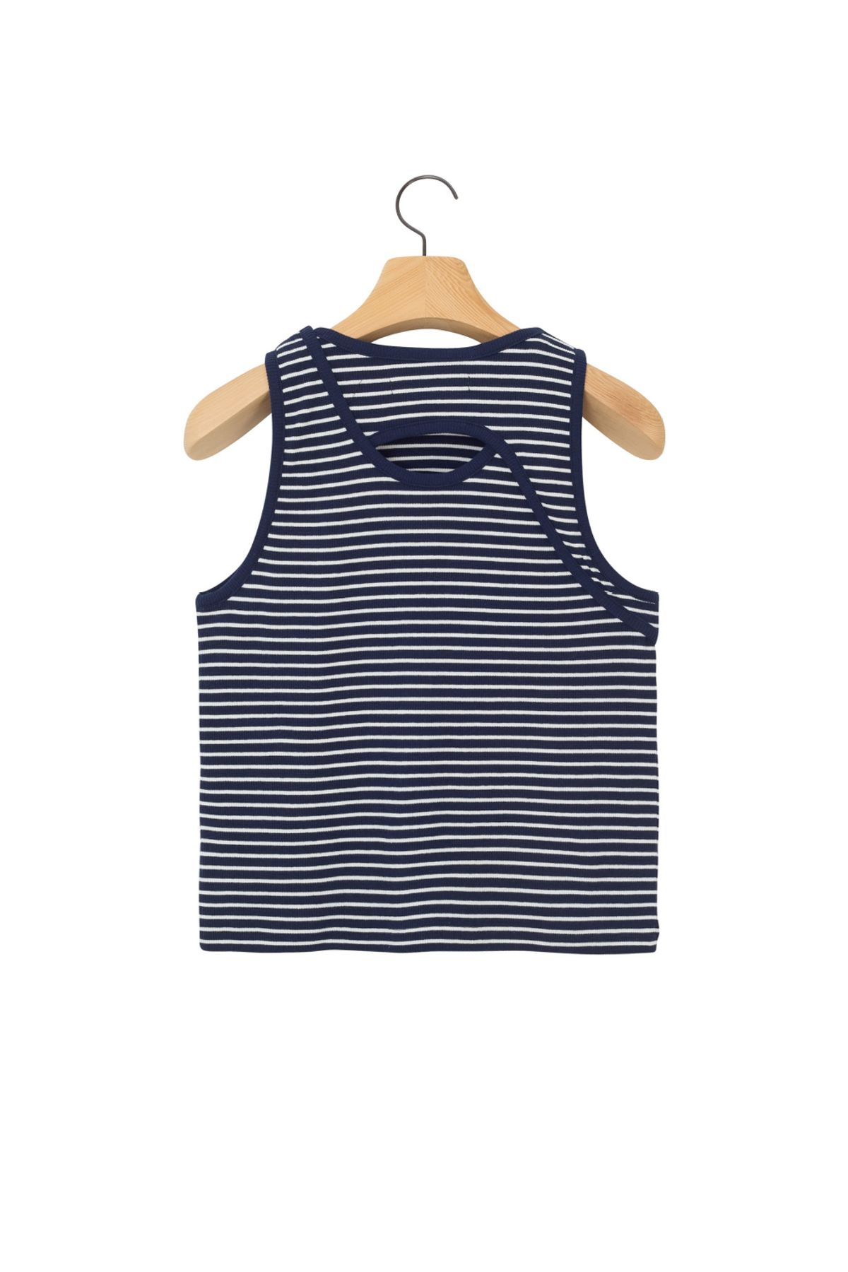 노앙(NOHANT) CROSS SLEEVELESS STRIPE-NAVY