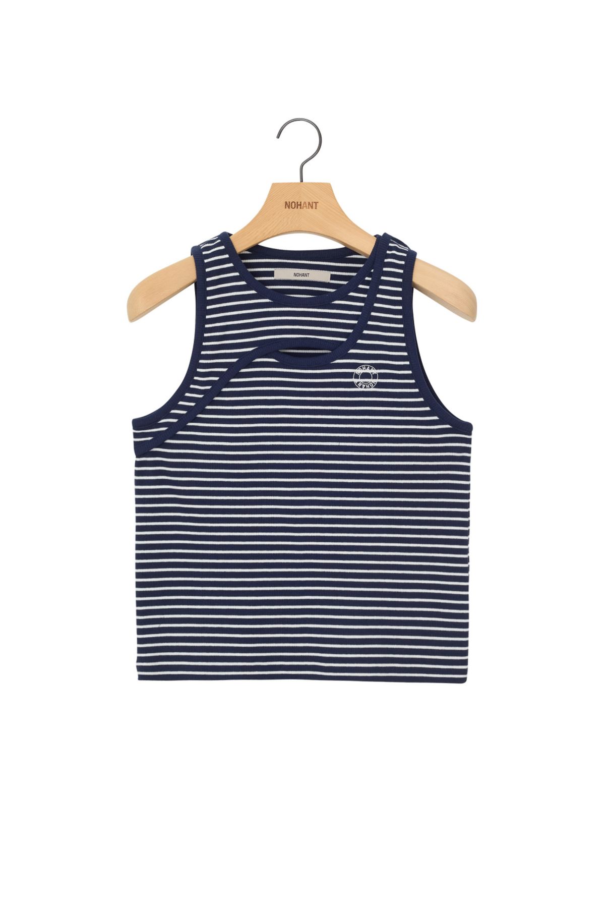 노앙(NOHANT) CROSS SLEEVELESS STRIPE-NAVY