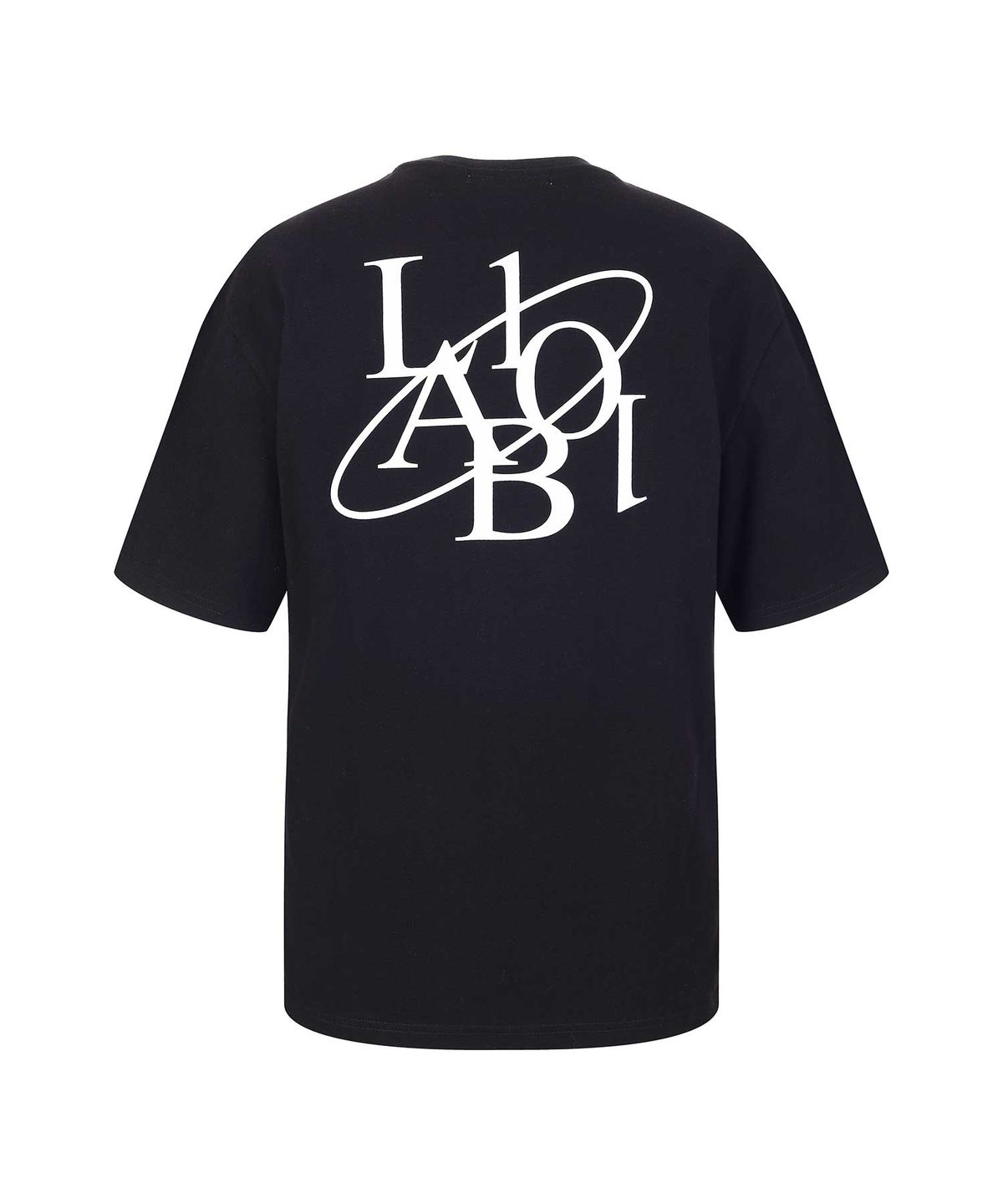 랩원오원(LAB101) 타원 라인 로고 티셔츠 (WHITE)