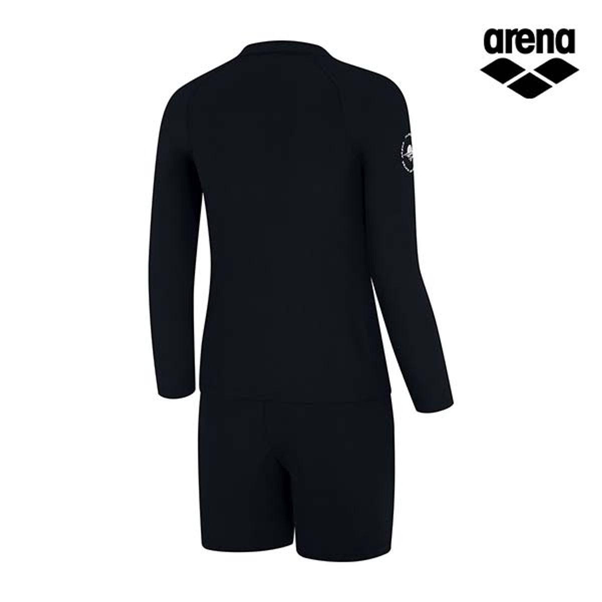아레나 키즈(ARENA KIDS) 인스파이어 주니어 레저 집업 래쉬가드 세트 A4BB1BS82BLK