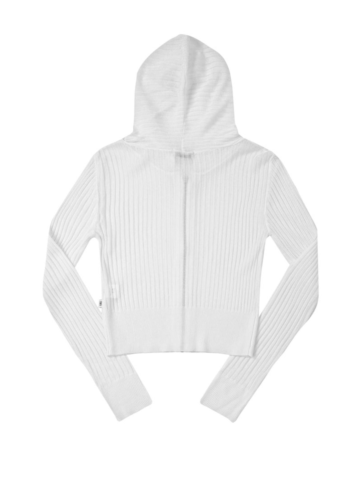 애즈온(ASON) NADIA SUMMER KNIT ZIP-UP / WHITE