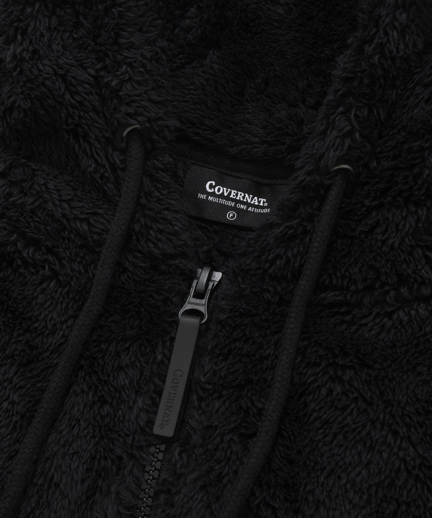 フリースジャケット COVERNAT Women Sherpa Hoodie Zip-Up Jacket Black CO2204JK72B MUSINSA | COVERNAT WOMAN Women's Sherpa Hoodie Zip-Up Jacket