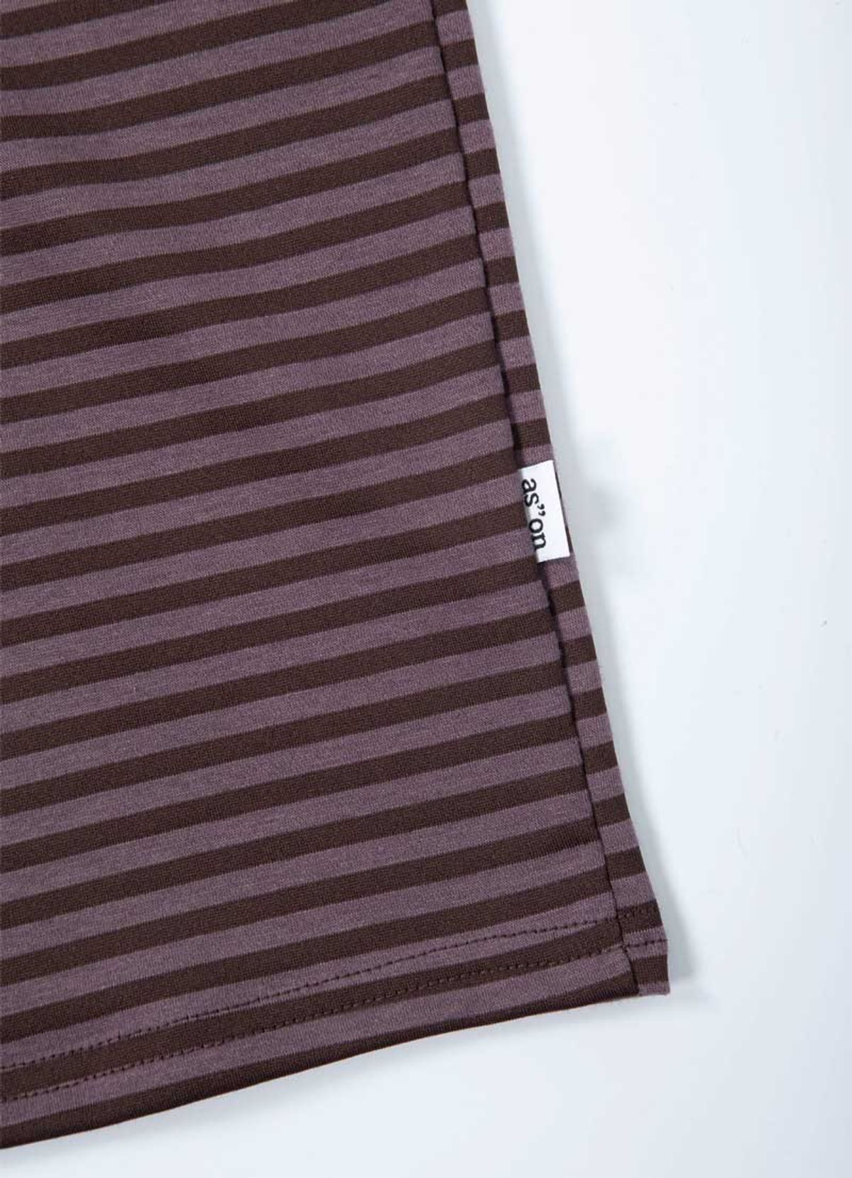 애즈온(ASON) CANDY STRIPE T / PURPLE