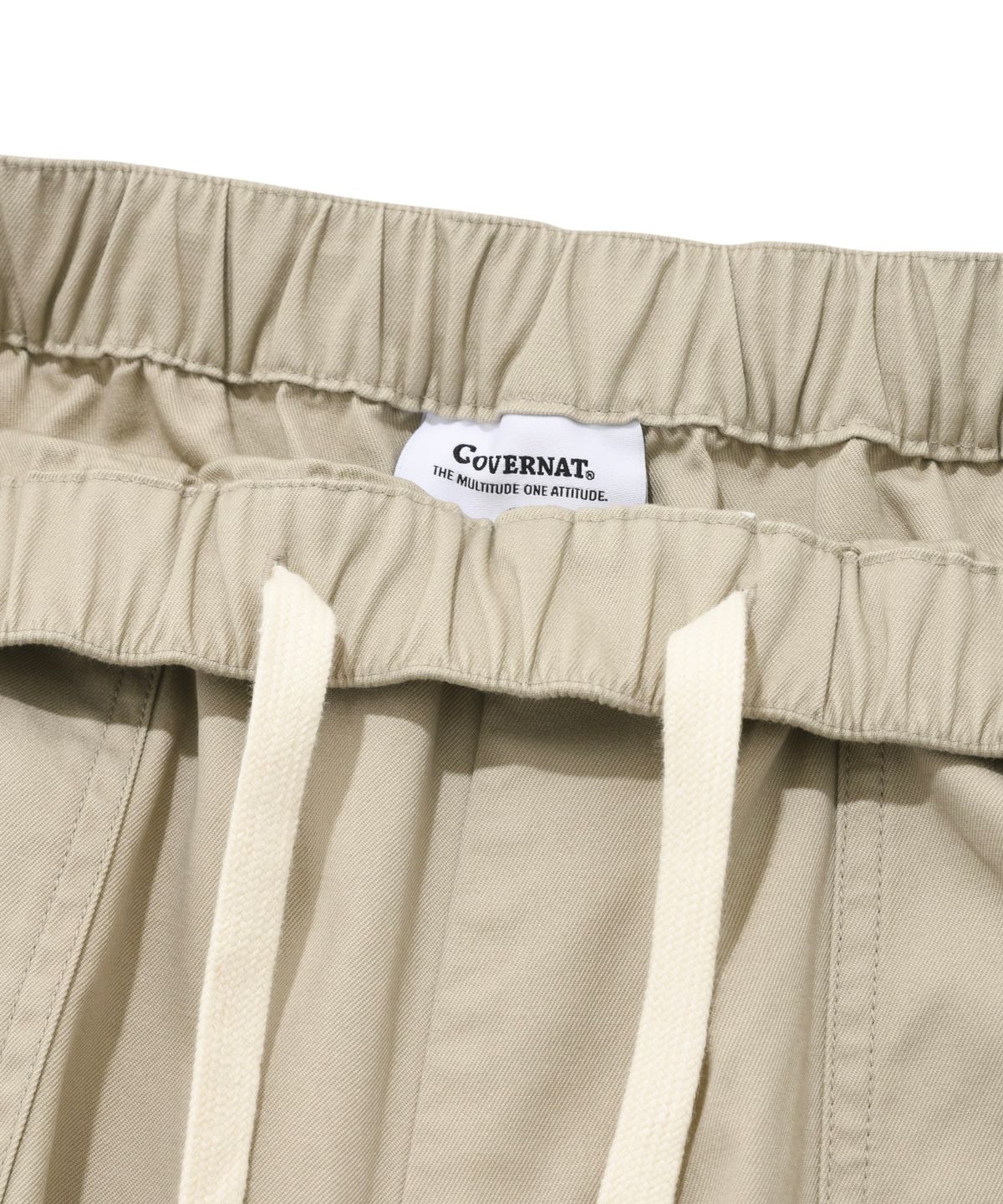 커버낫 우먼(COVERNAT WOMAN) 우먼 이지 밴딩 코튼 팬츠 Beige