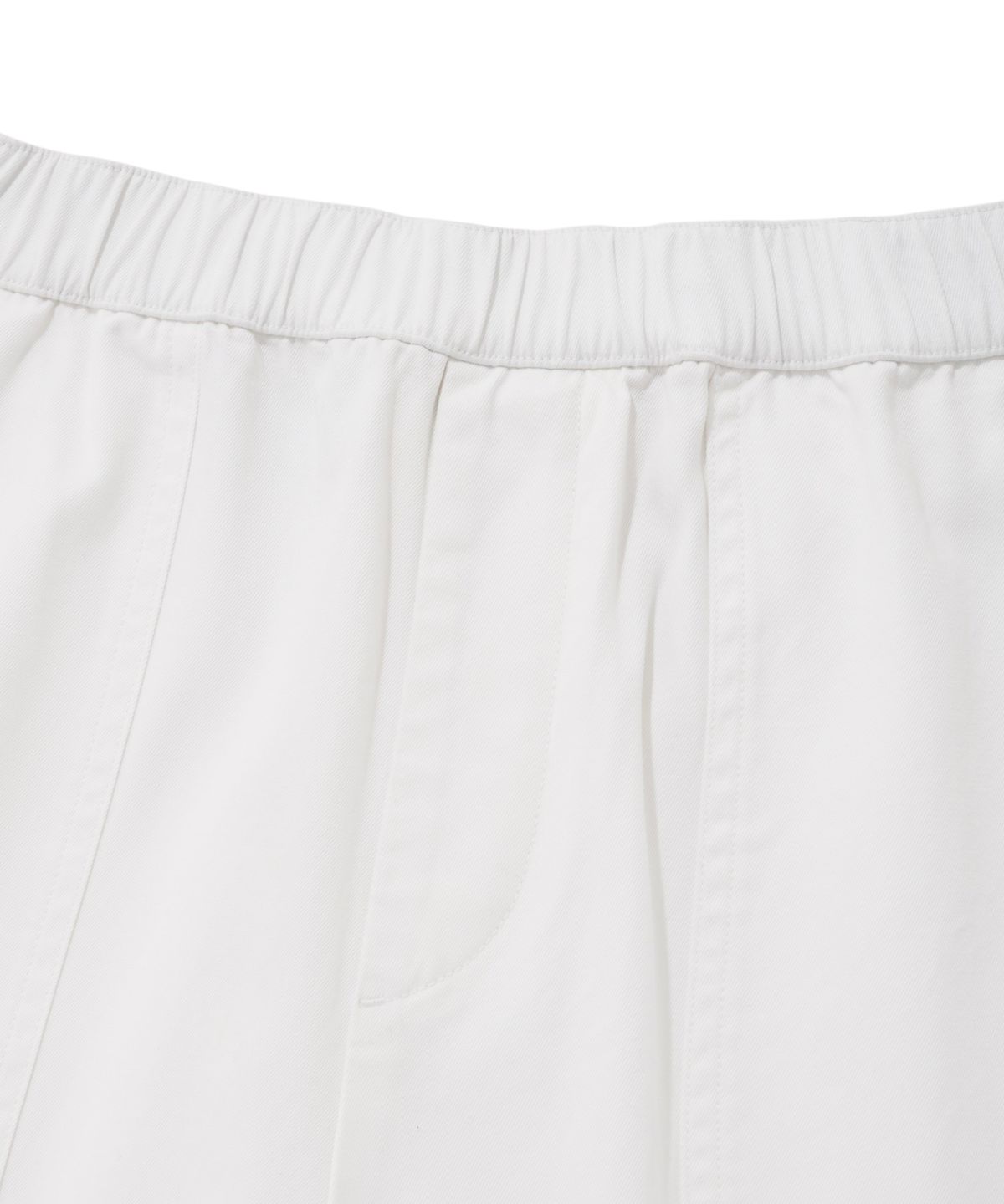 커버낫 우먼(COVERNAT WOMAN) 우먼 이지 밴딩 코튼 팬츠 White