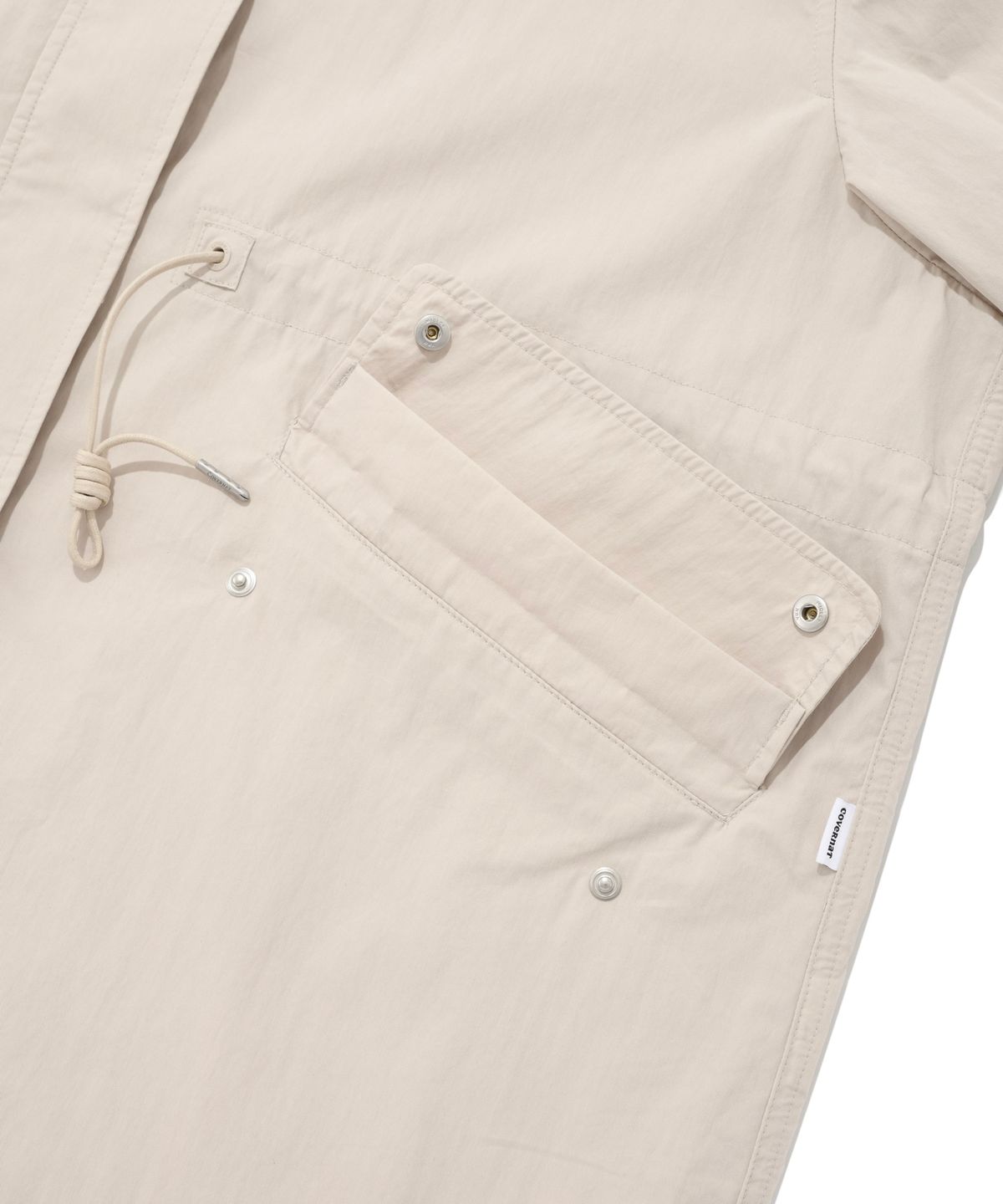 커버낫 우먼(COVERNAT WOMAN) 우먼 피쉬테일 코트 Beige