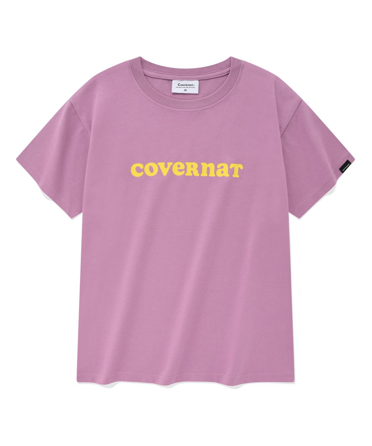 커버낫 우먼(COVERNAT WOMAN) 우먼 쿠퍼 로고 티셔츠 Purple
